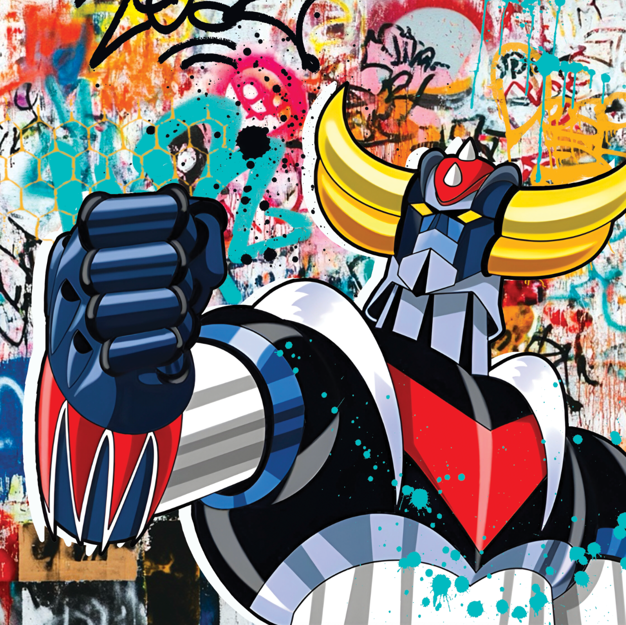 Décoration Murale Goldorak – Neuve Sous Emballage – Pour Fan Manga