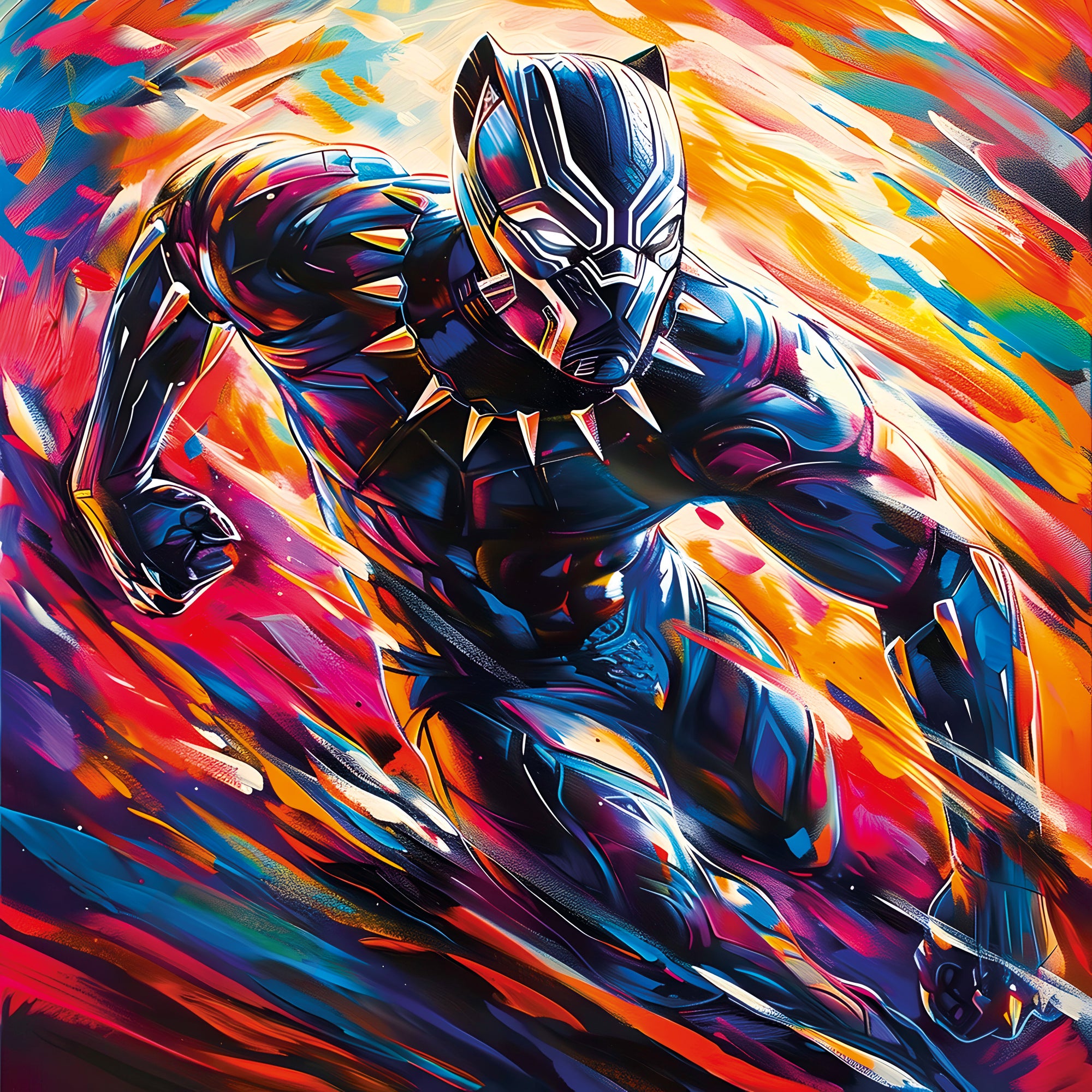 Tableau Black Panther Speed - Fabulartz.fr