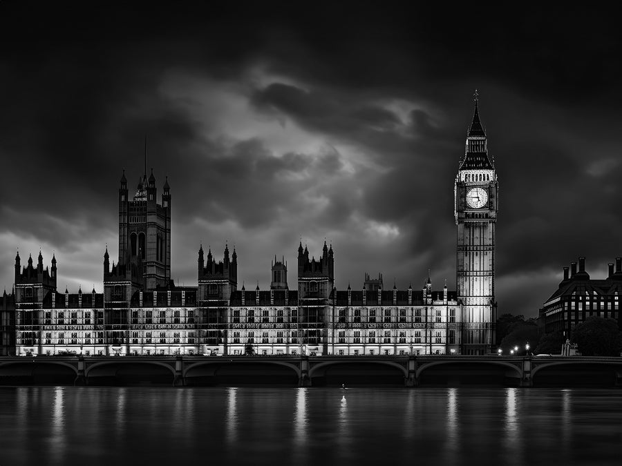 Quadro Londra Westminster Tramonto - Cornice da parete moderna