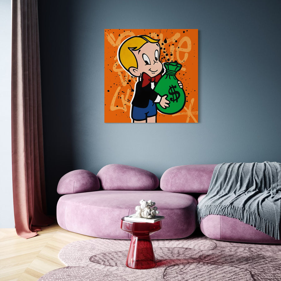 Tableau Richie Rich Dollar – Cadre Mural Design