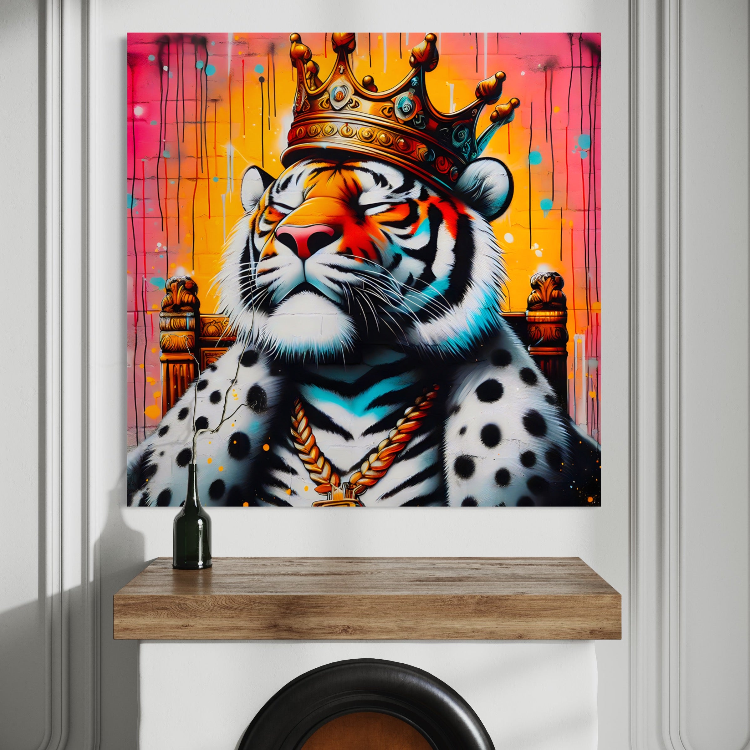 The King Lion - Tableau Pop Art - Fabulartz.fr 