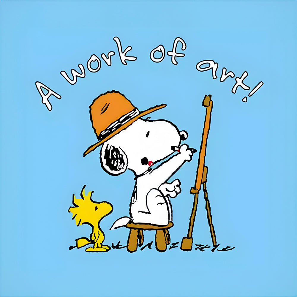 Tableau Snoopy Work of Art - Décoration intérieure - Fabulartz.fr