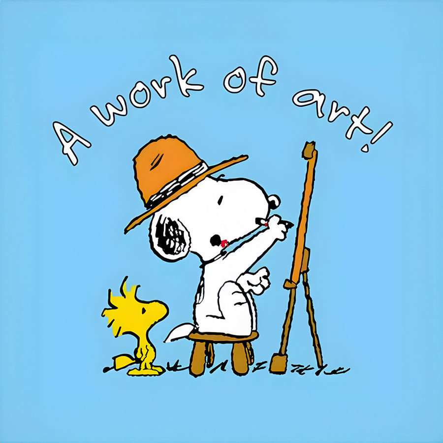 Opera d'arte di Snoopy - Decorazione d'interni