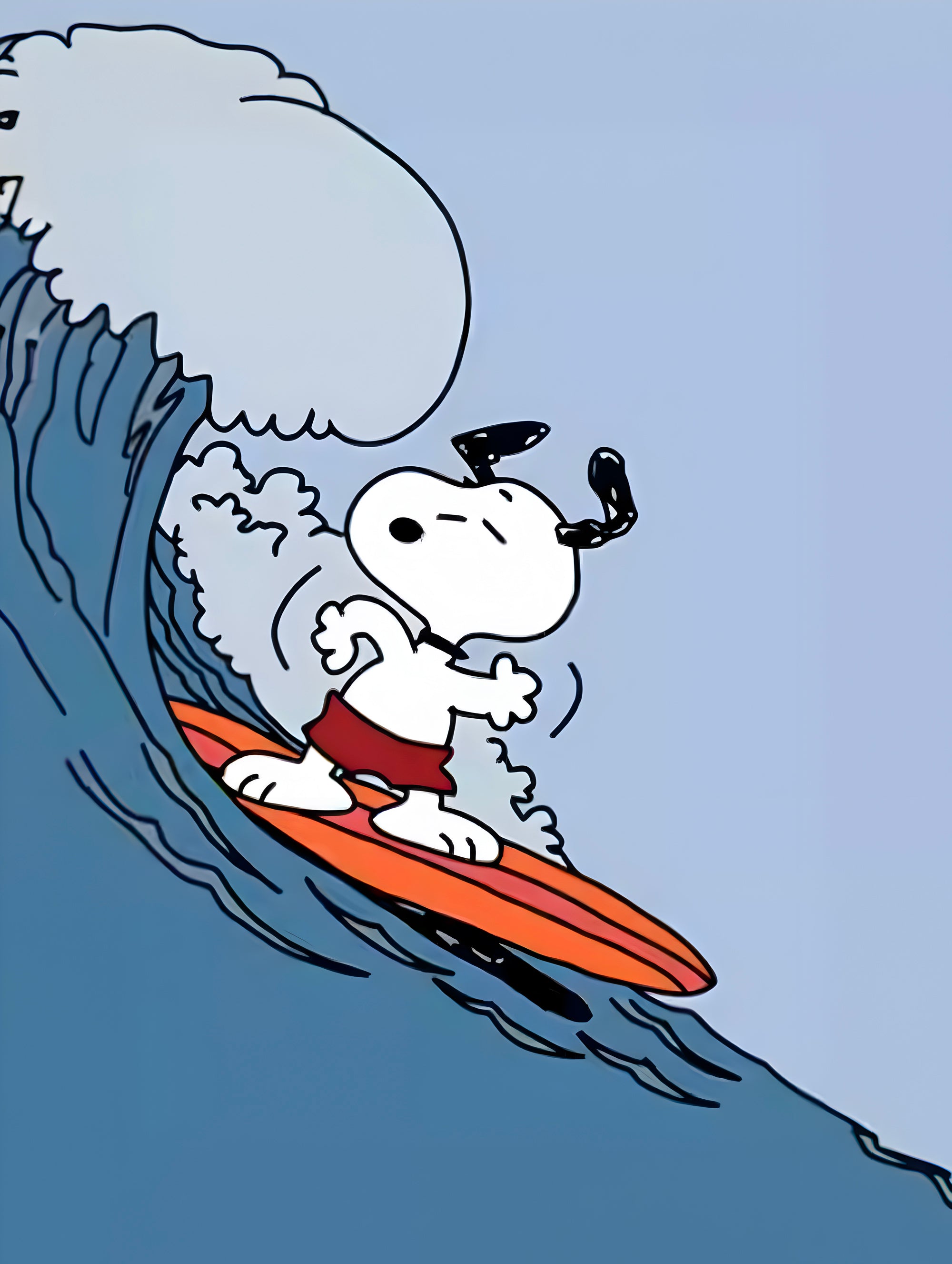 Tableau Snoopy Surf - Cadre Déco pour Chambre - Fabulartz.fr