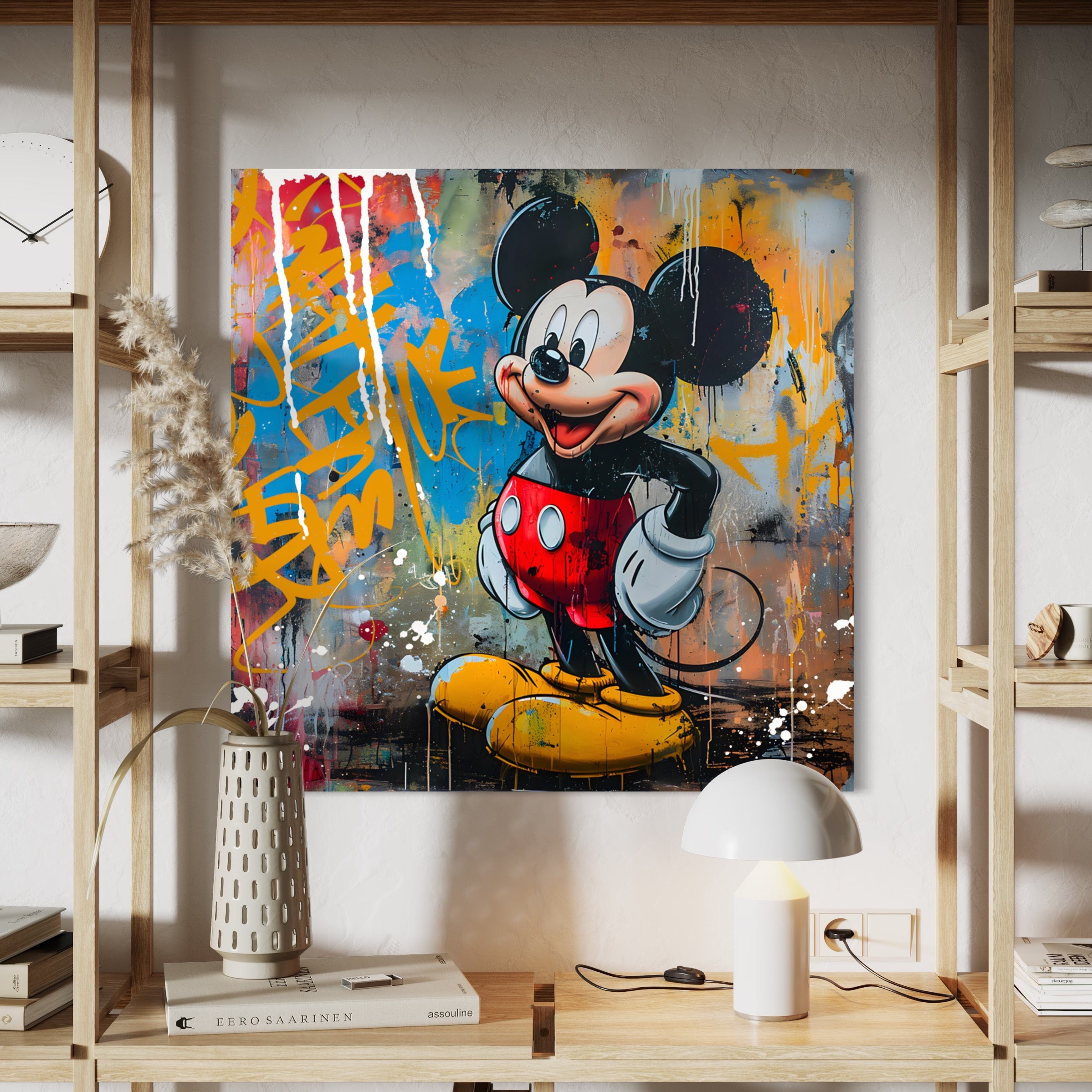 Mickey Graffiti - Tableau Pop Art - Fabulartz.fr 