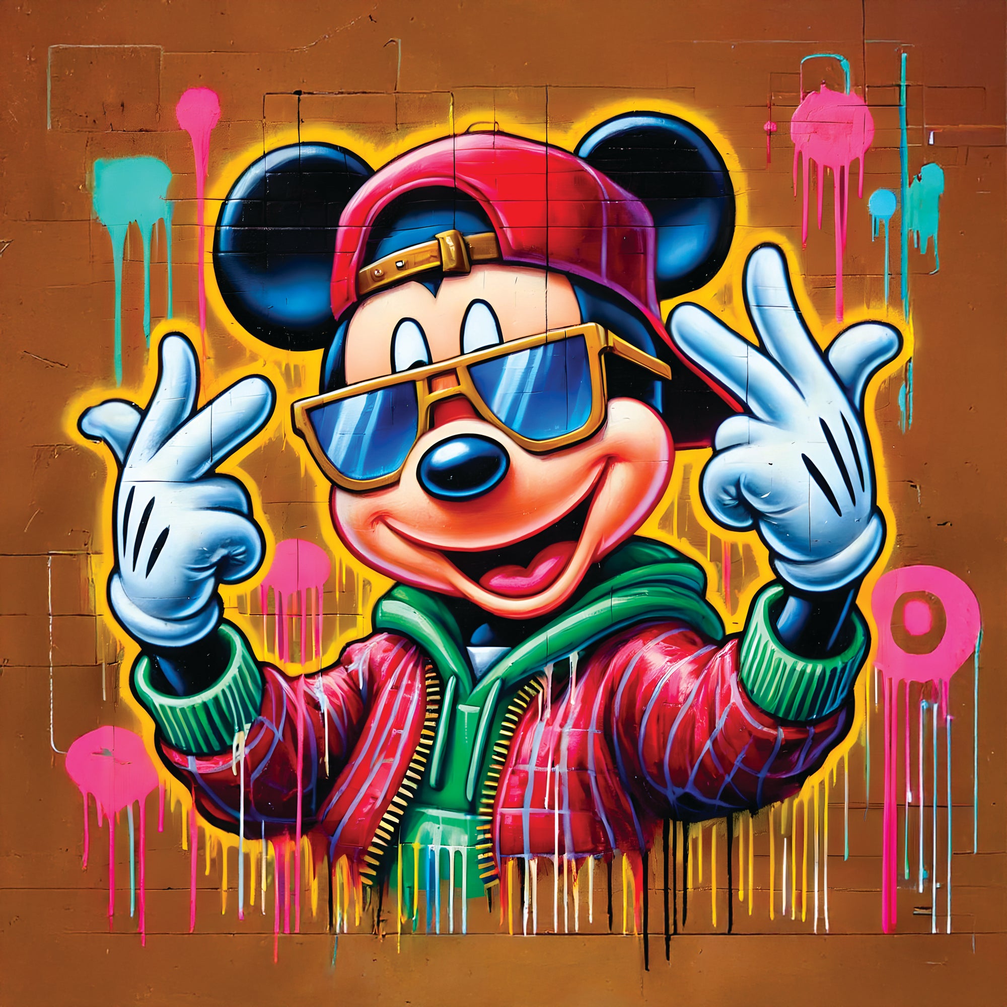 Tableau Mickey Urban Vibes - Décoration Murale Design