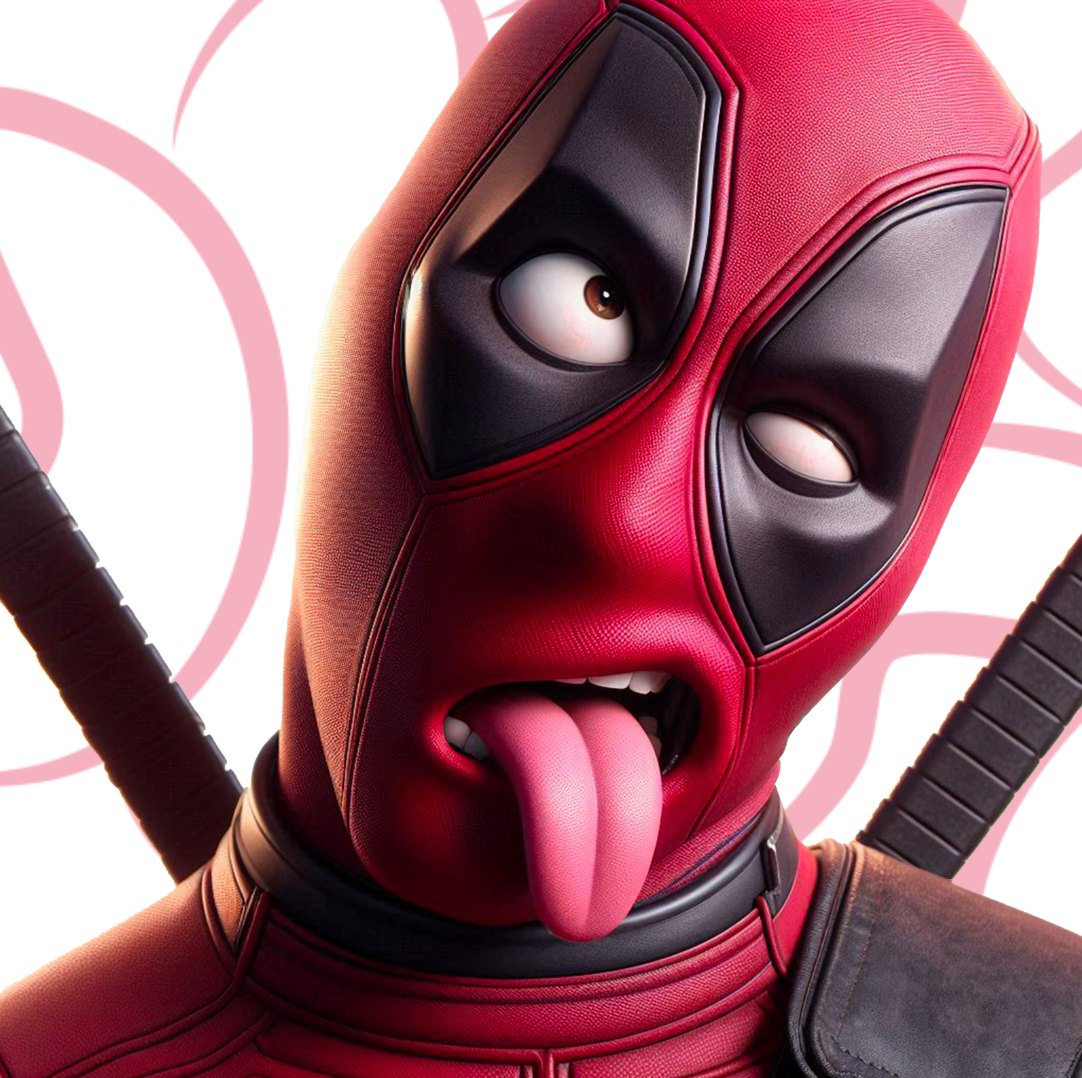 Tableau Portrait Deadpool Décontracté - Décoration Murale Moderne - Fabulartz.fr