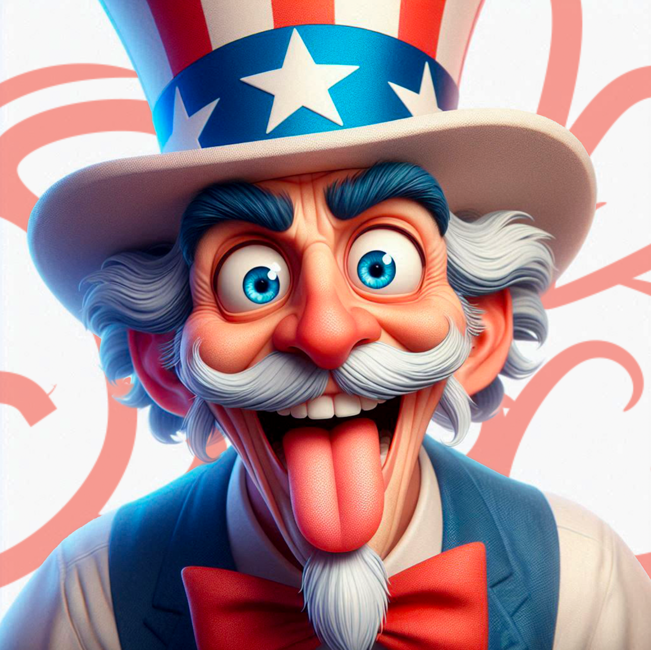 Tableau Portrait Uncle Sam Expressif - Cadre Murale Design - Fabulartz.fr