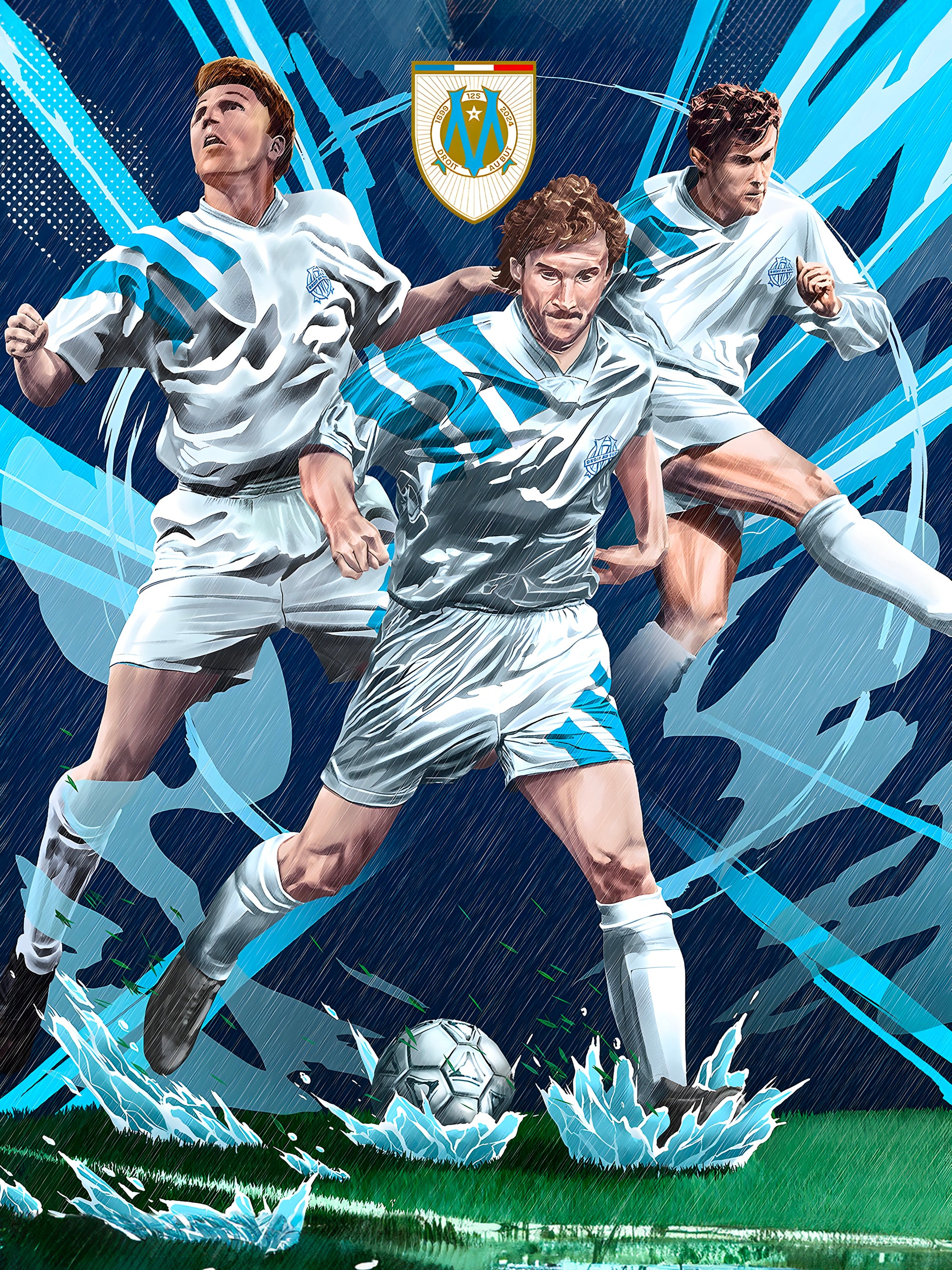 Tableau OM Légendes en Action - Cadre Mural - Fabulartz.fr