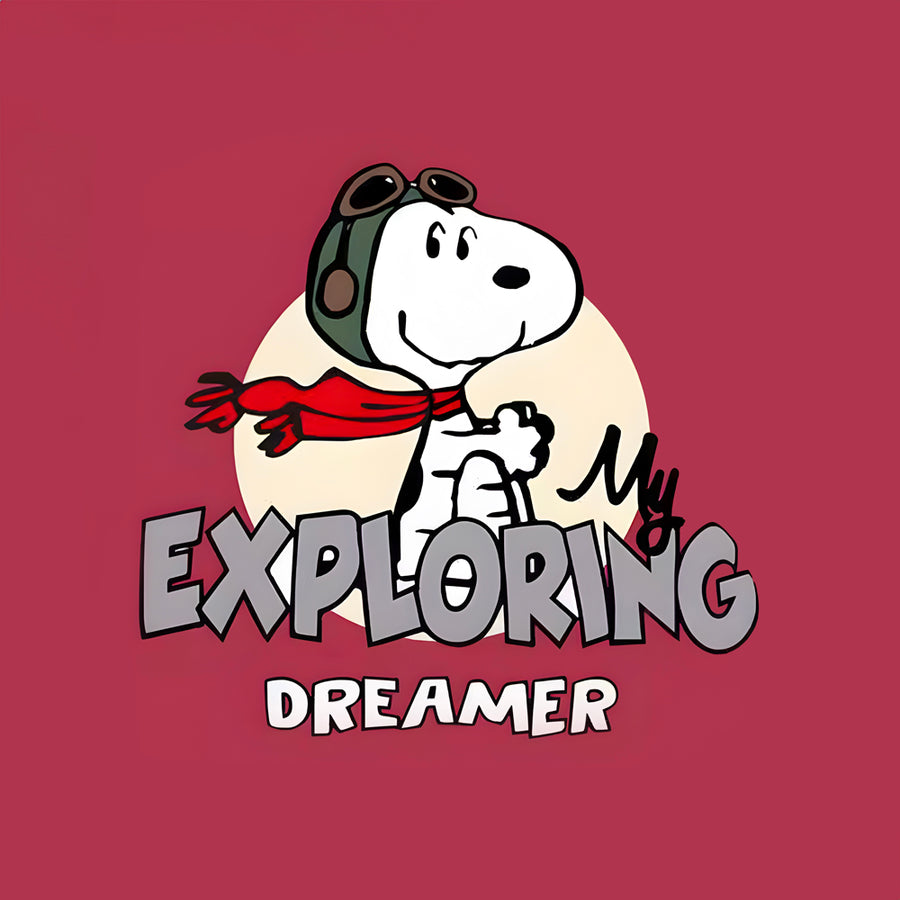 Snoopy Exploring Dreamer - Design wall decoration