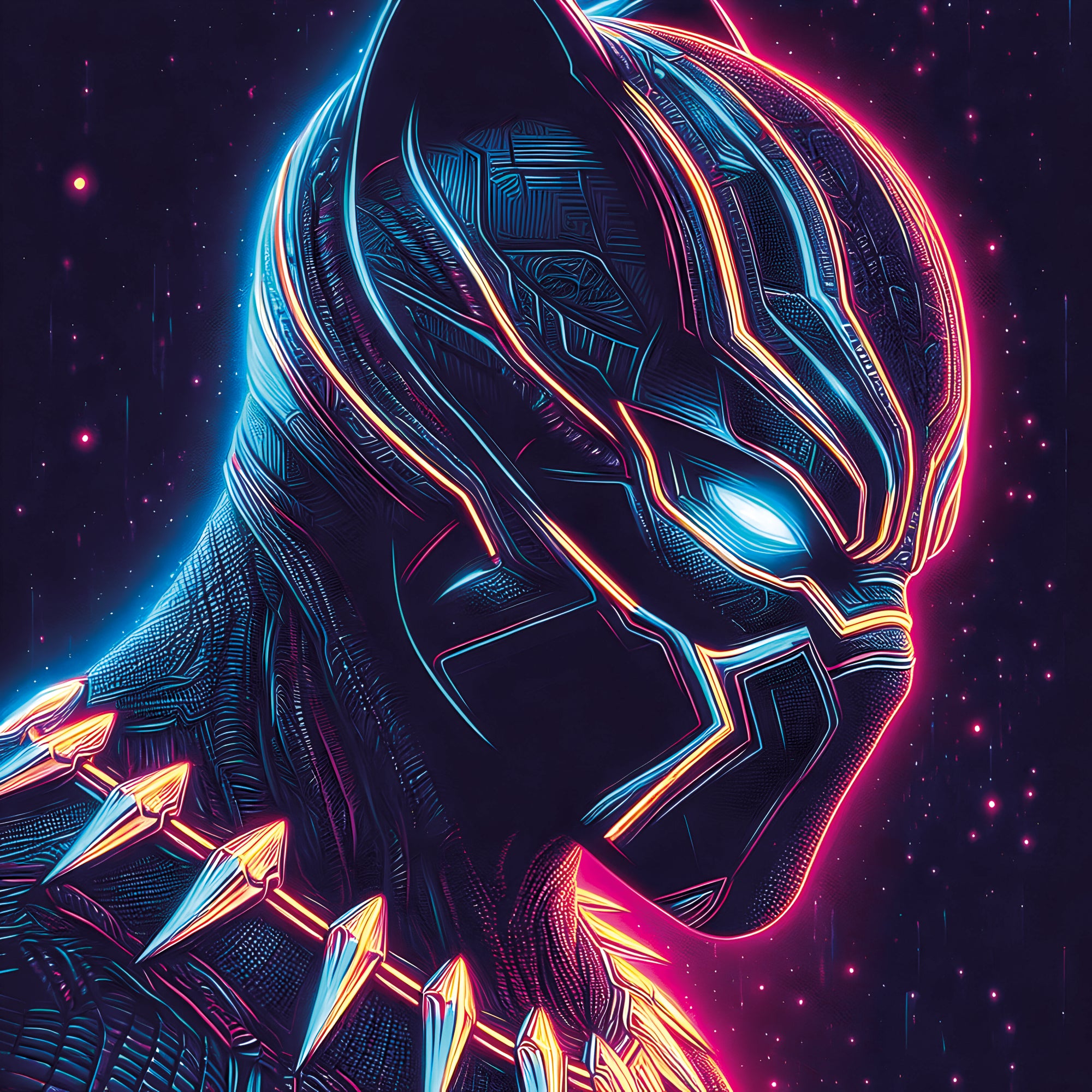 Tableau Black Panther - Fabulartz.fr