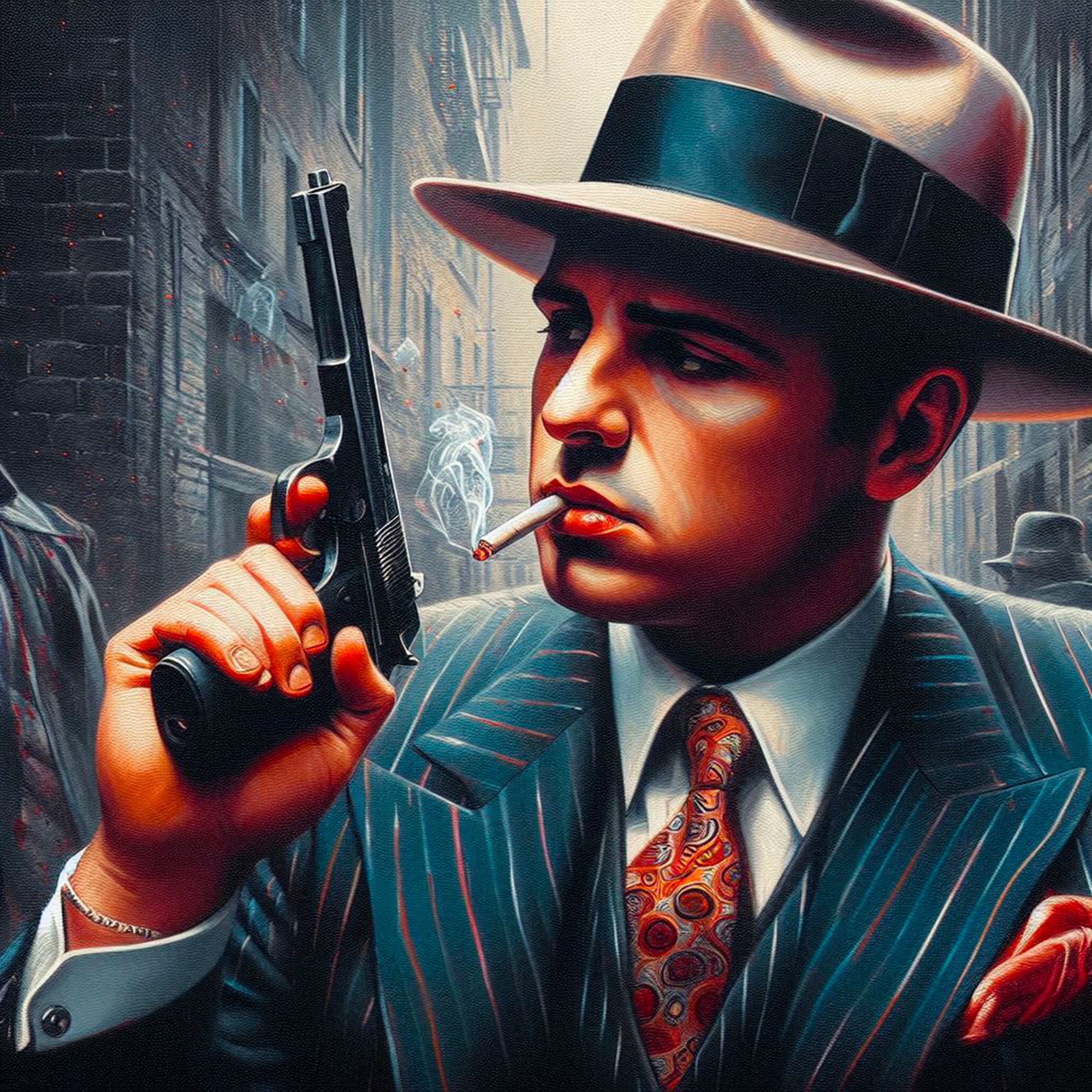 Tableau Mafia - Le Parrain Icône du Pouvoir - Cadre Déco - Fabulartz.fr