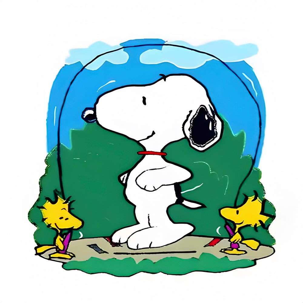 Tableau Snoopy Nature Walk - Décoration Murale - Fabulartz.fr