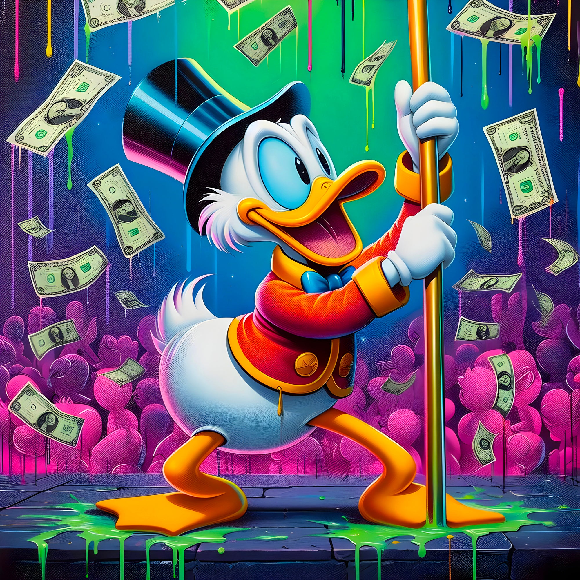 Tableau Donald Show – Cadre Déco Moderne - Fabulartz.fr