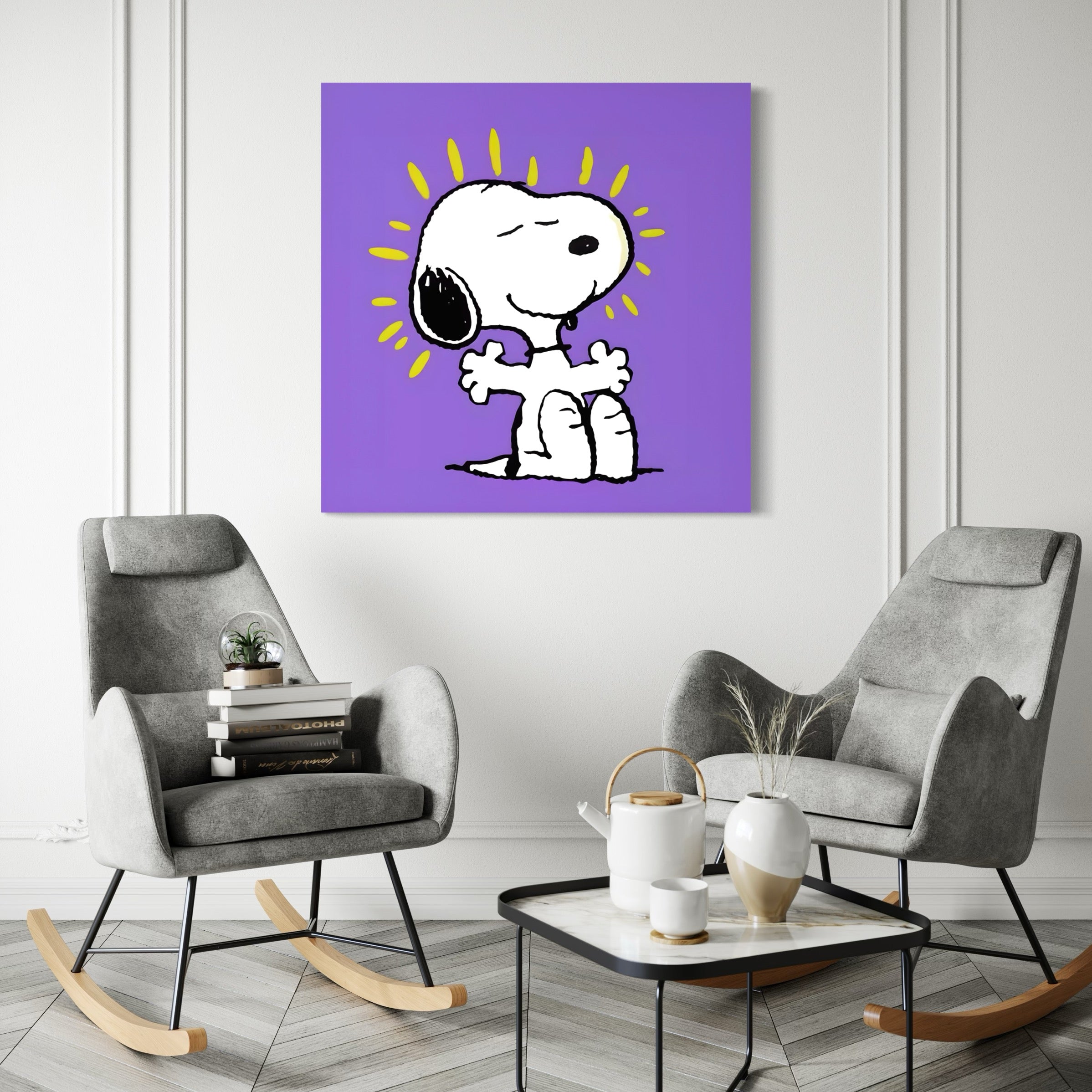 Tableau Snoopy Radiant - Décoration Murale Joyeuse - Fabulartz.fr