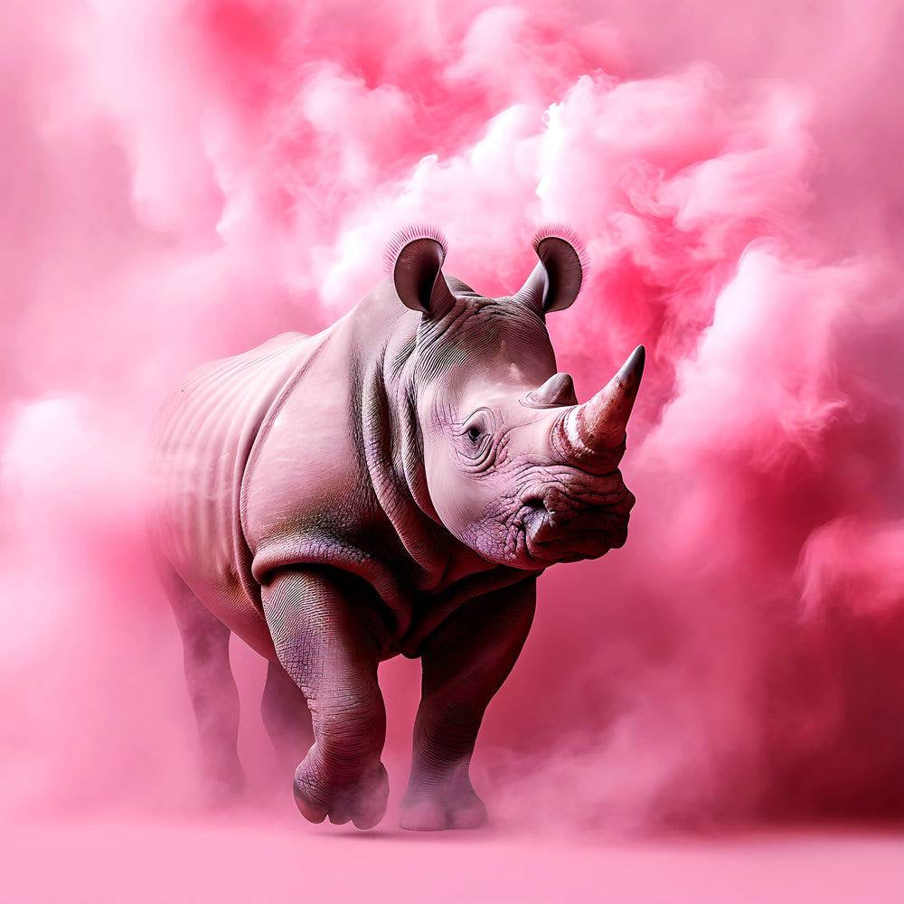 Tableau Photographie Sérénité Brume Rose - Déco Murale Design - Fabulartz.fr