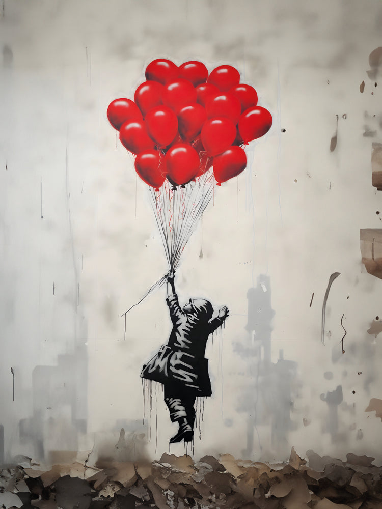 Tableau Street Art Envol - Décoration Murale Design & Déco - Fabulartz.fr