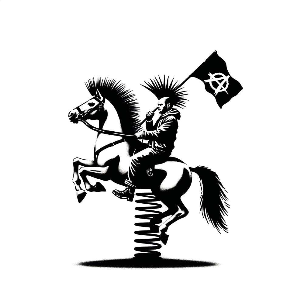 Tableau Street Art Chevalier Punk - Décoration Murale Design & Déco - Fabulartz.fr