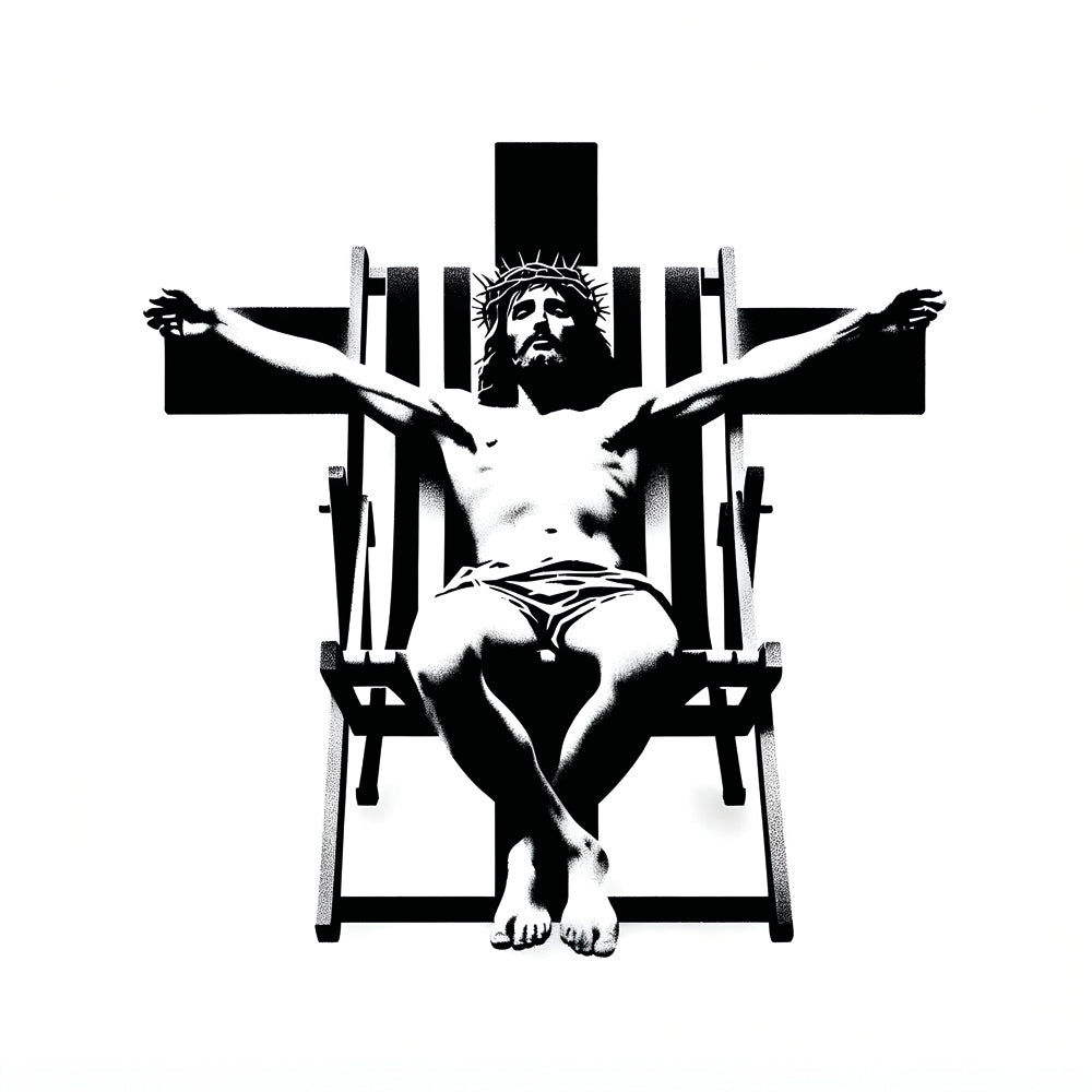 Tableau Street Art Crucifixion - Décoration Murale Design & Déco - Fabulartz.fr