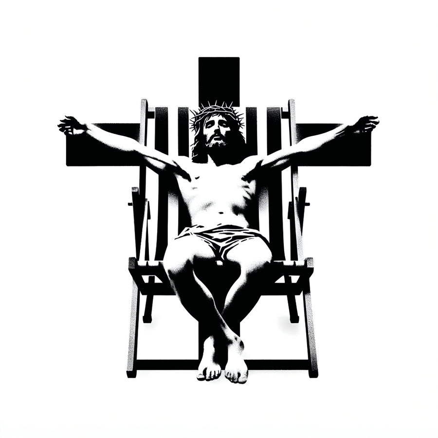 Tableau Street Art Crucifixion - Décoration Murale Design & Déco