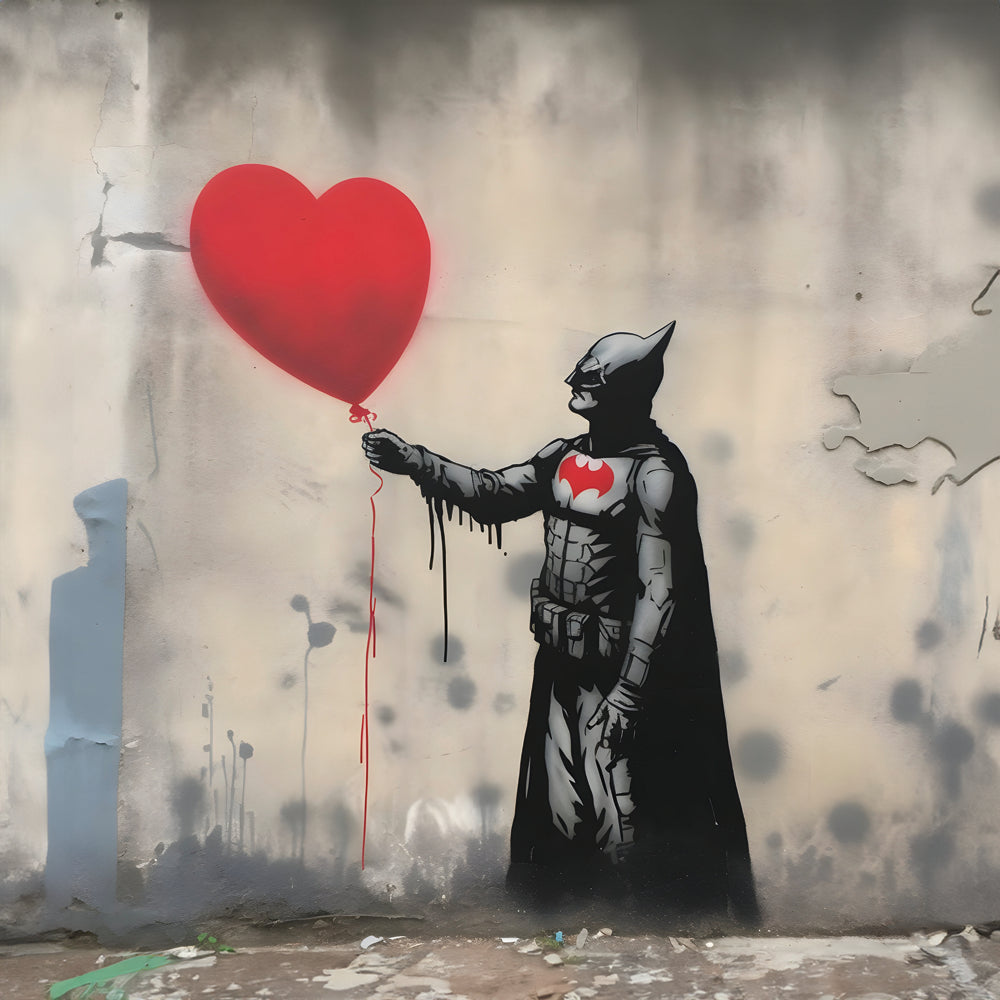 Tableau Street Art Batman - Décoration Murale Design & Déco - Fabulartz.fr