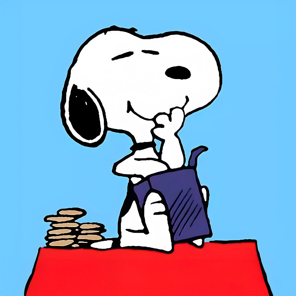 Tableau Snoopy Pancake Time - Cadre Déco Gourmand - Fabulartz.fr