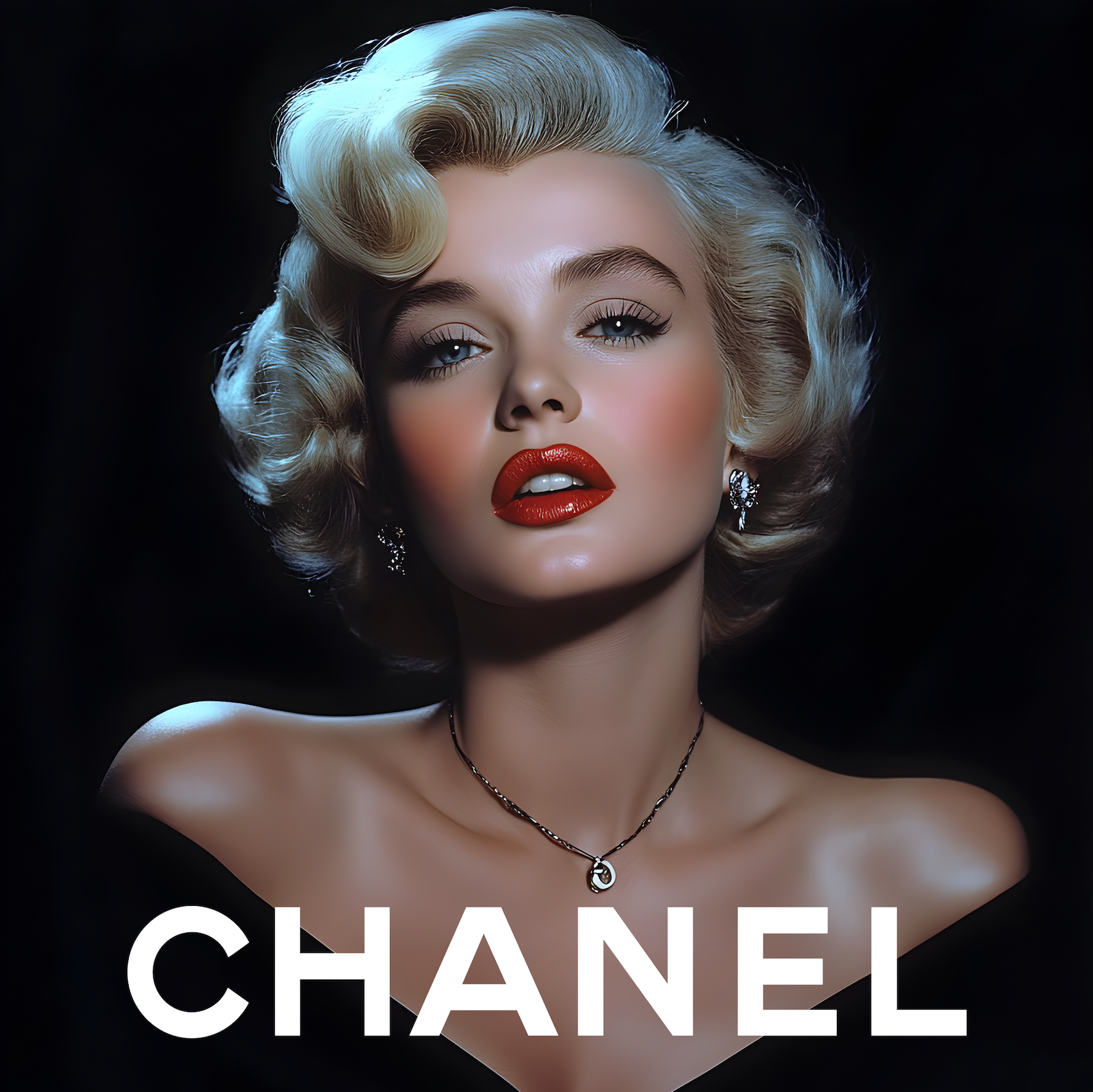 Tableau Marilyn Monroe - Chanel - Fabulartz.fr