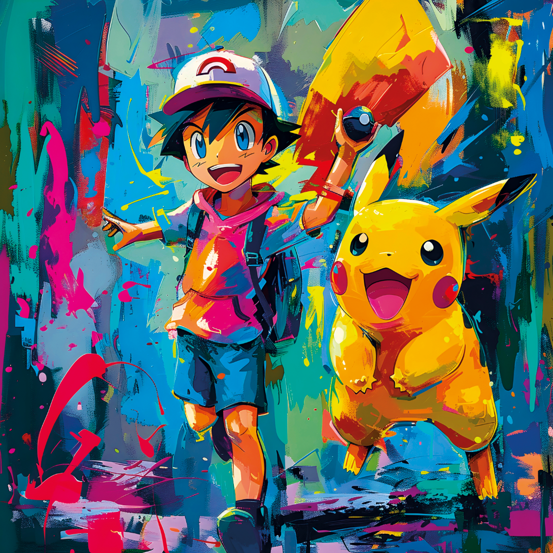 Tableau Pokémon - Décoration Murale Design et Cadre Déco - Fabulartz.fr