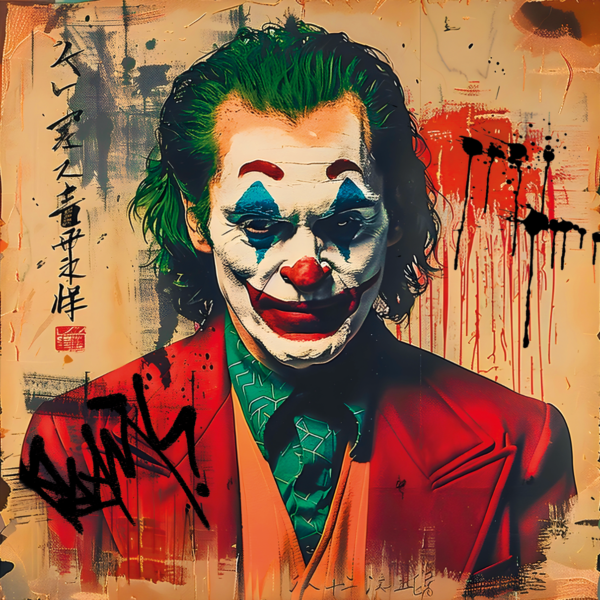 Tableau Joker - Cadre Déco & Design pour Décoration Murale - Fabulartz.fr