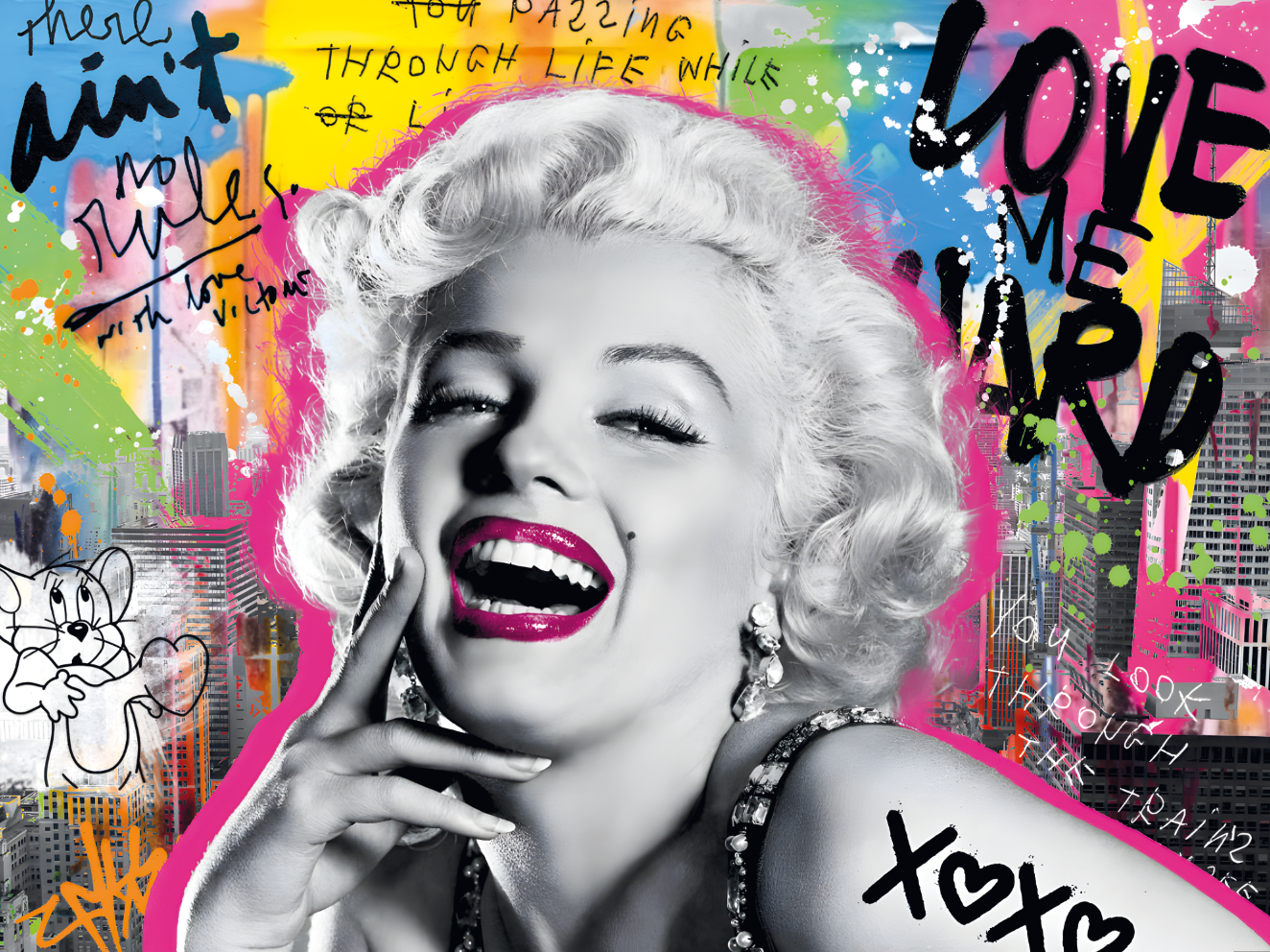 Tableau Marilyn Monroe - Icône du Sourire - Fabulartz.fr
