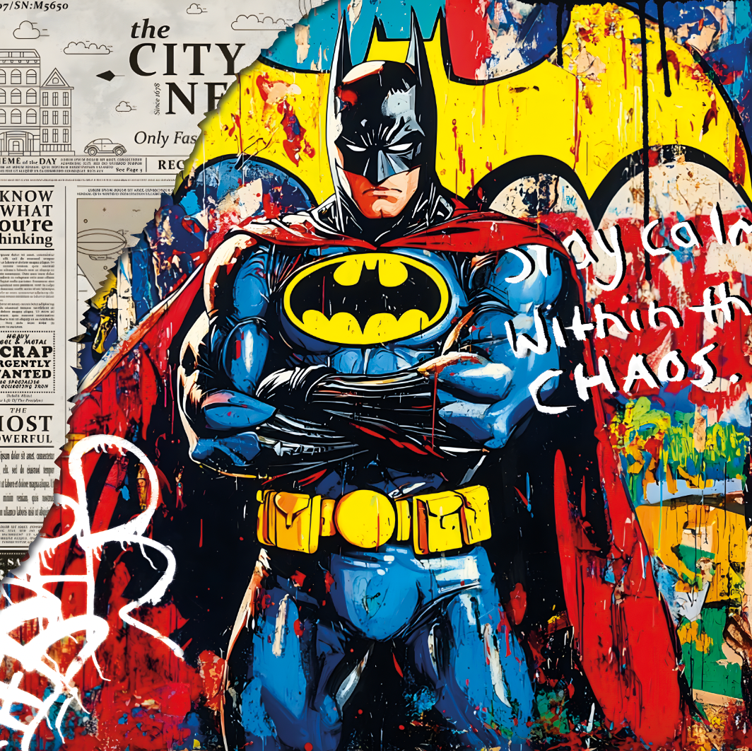 Tableau Batman - Héros de la Ville - Fabulartz.fr