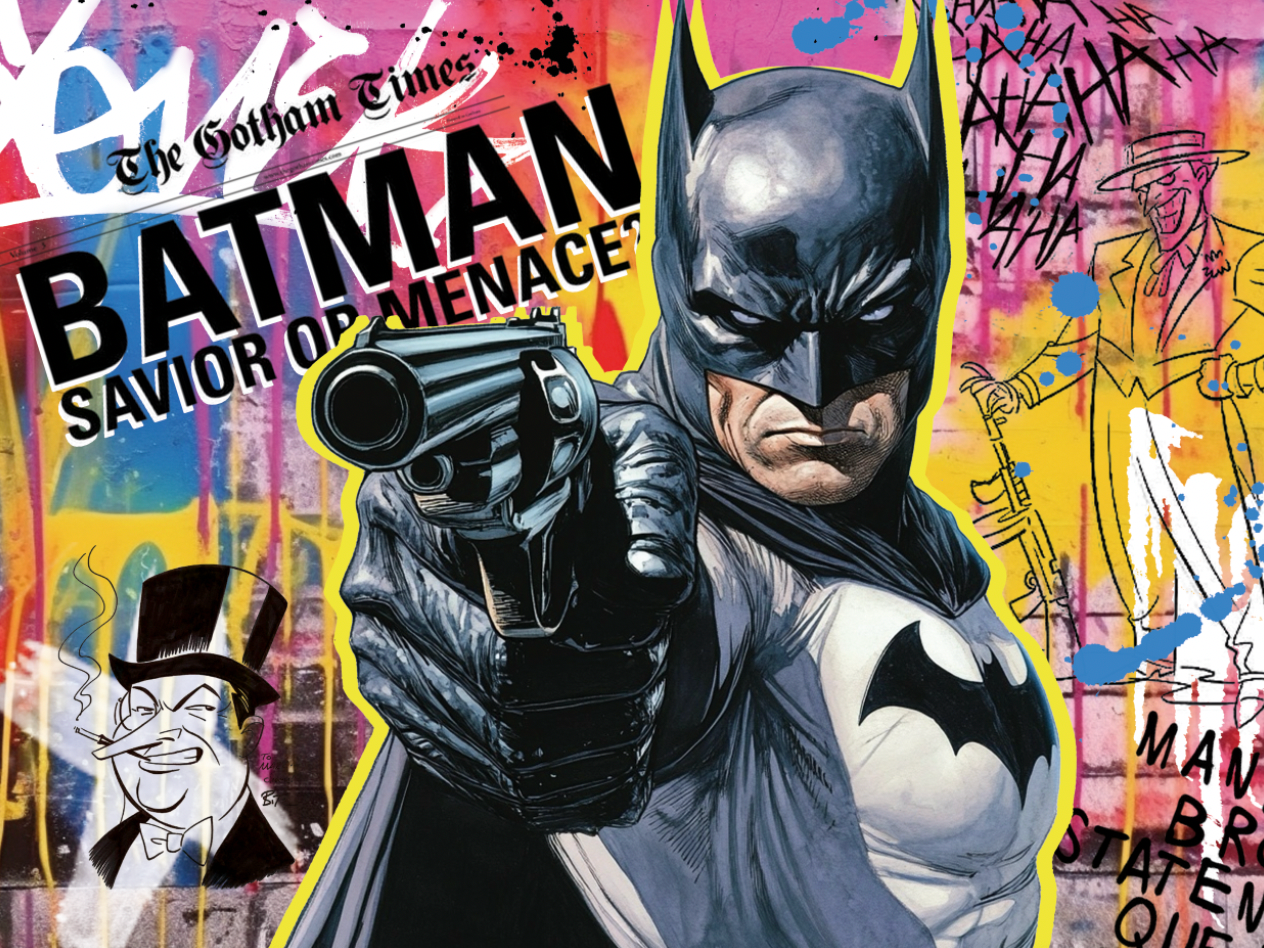 Tableau Batman - Savior or Menace - Fabulartz.fr