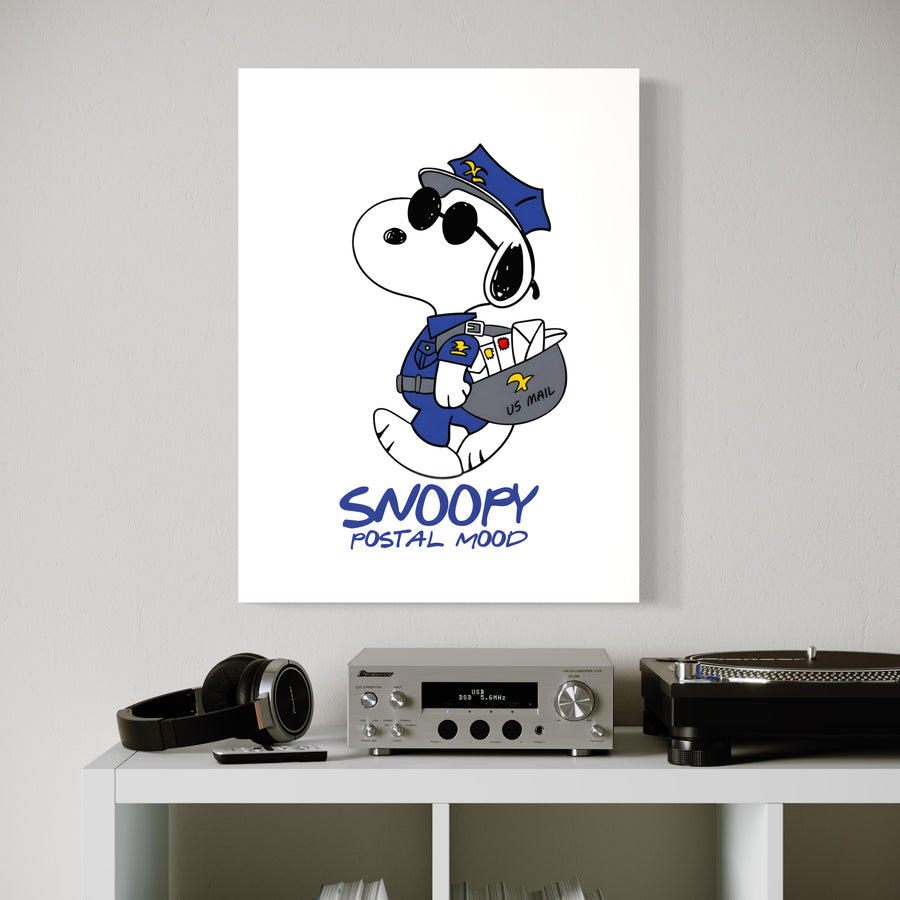 Snoopy Postal Mood - Divertente decorazione da parete