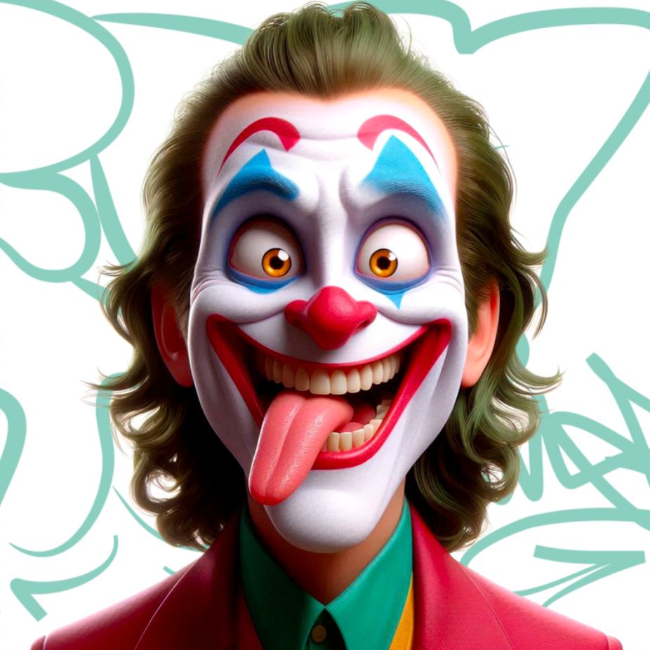 Tableau Portrait Joker Expressif - Déco Murale Design - Fabulartz.fr
