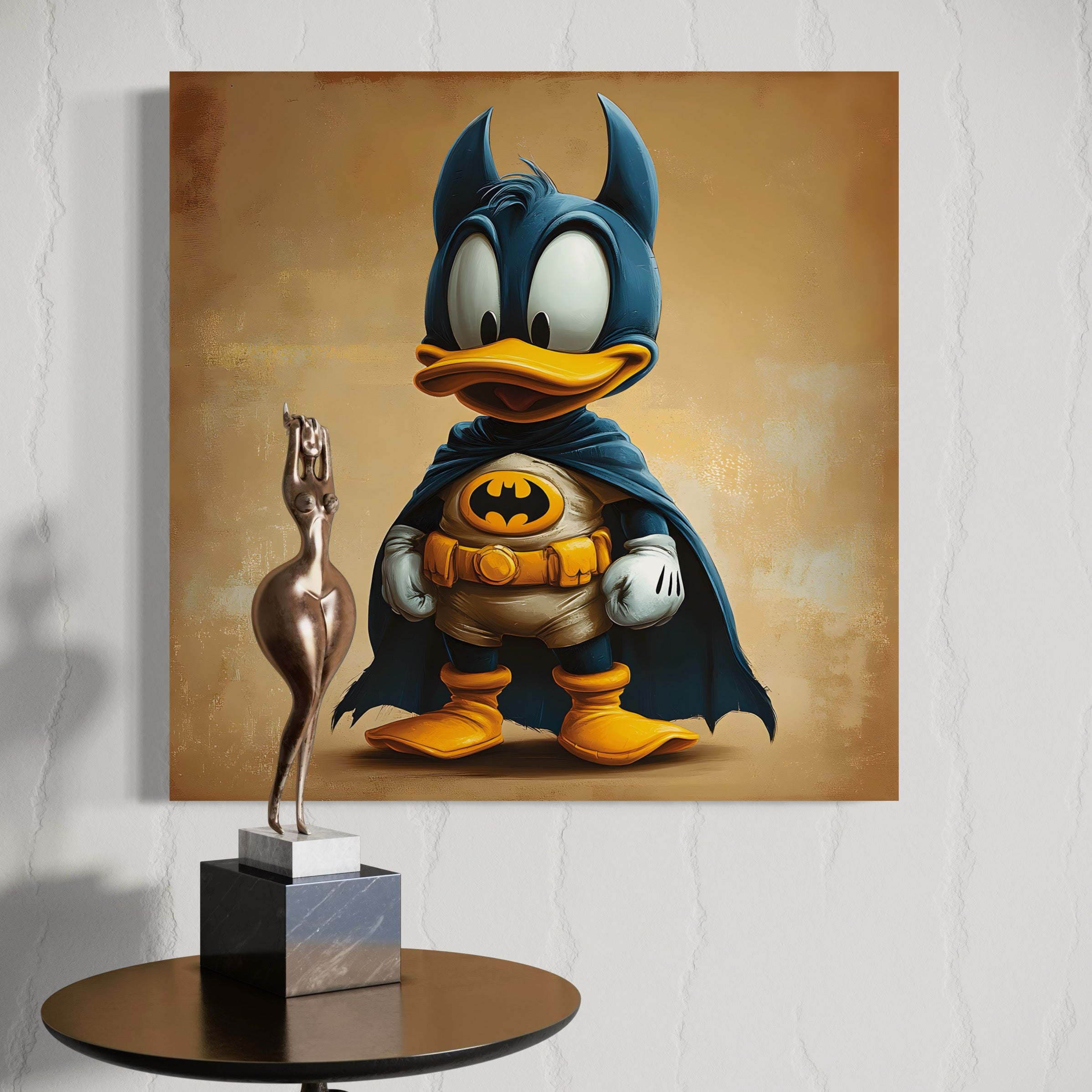 Tableau Donald Batman – Décoration Murale Moderne - Fabulartz.fr