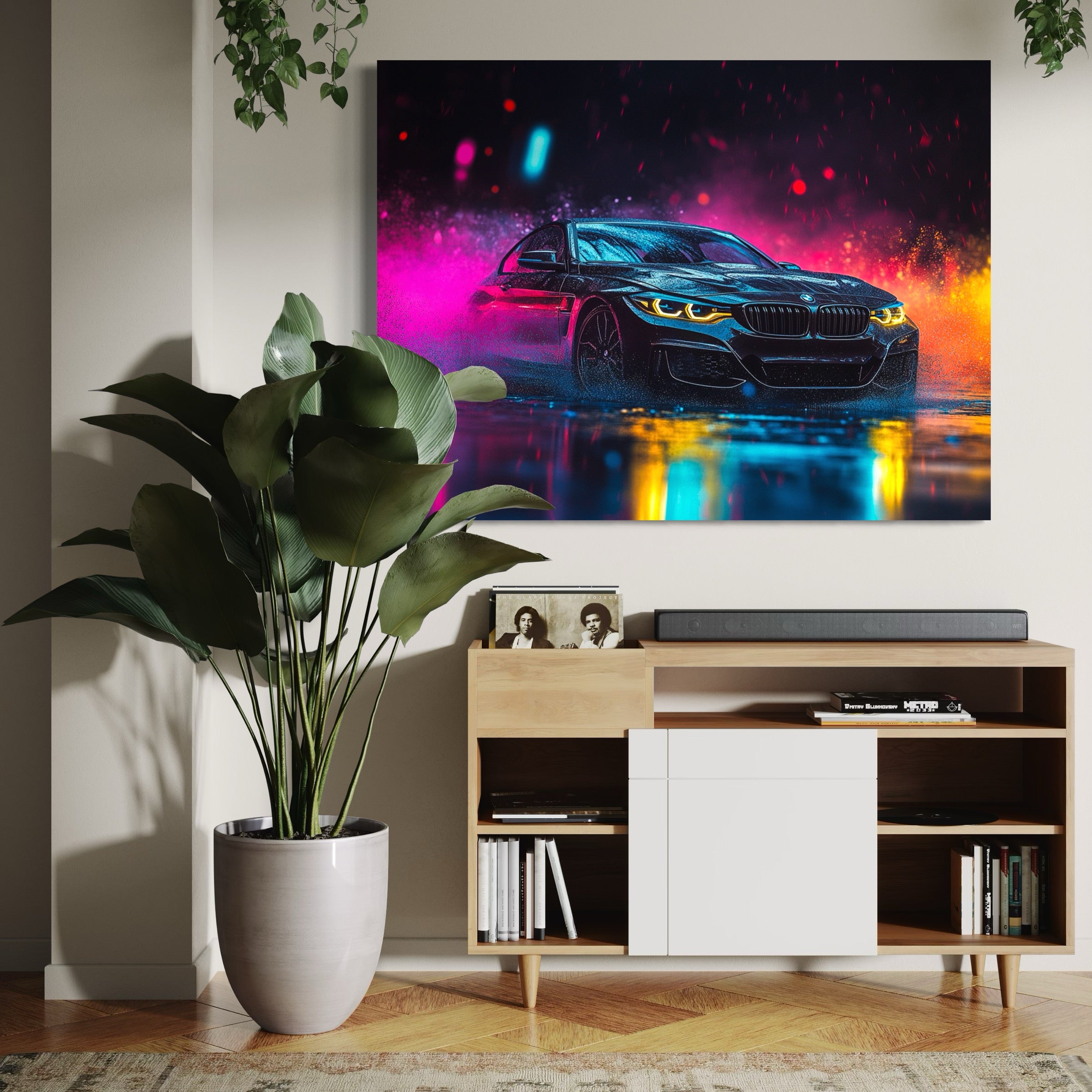 Tableau BMW Noir - Décoration Murale Design - Fabulartz.fr