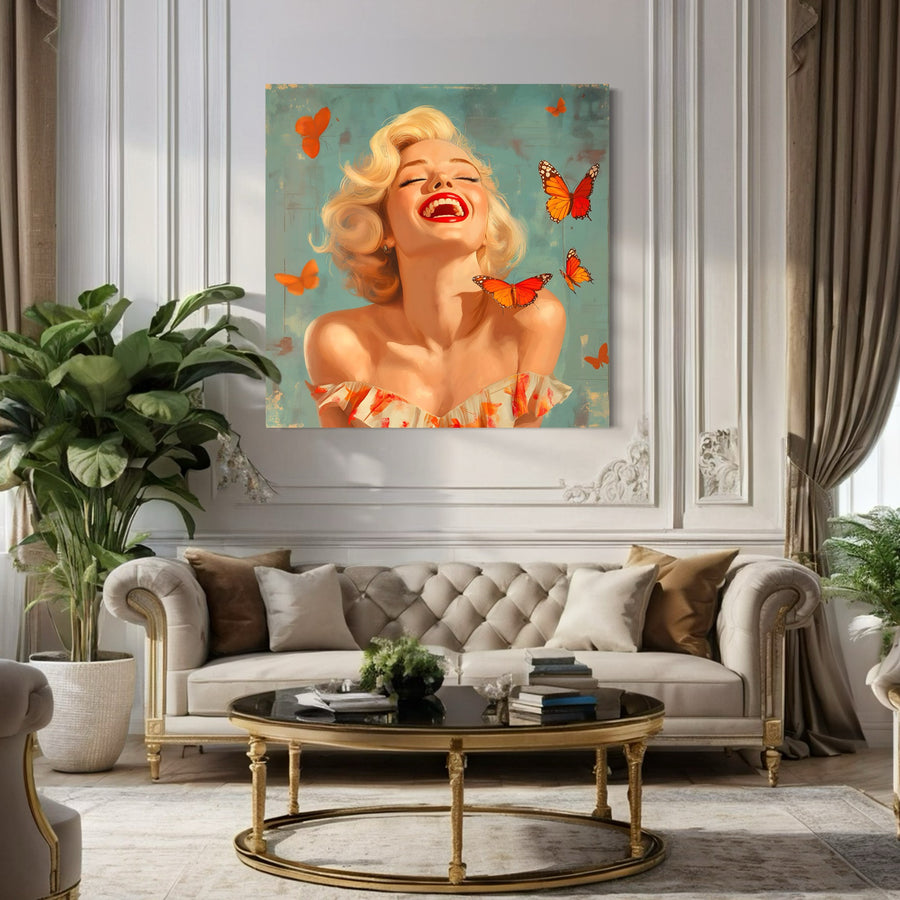 Tableau Marilyn Monroe Butterfly - Décoration Murale Design