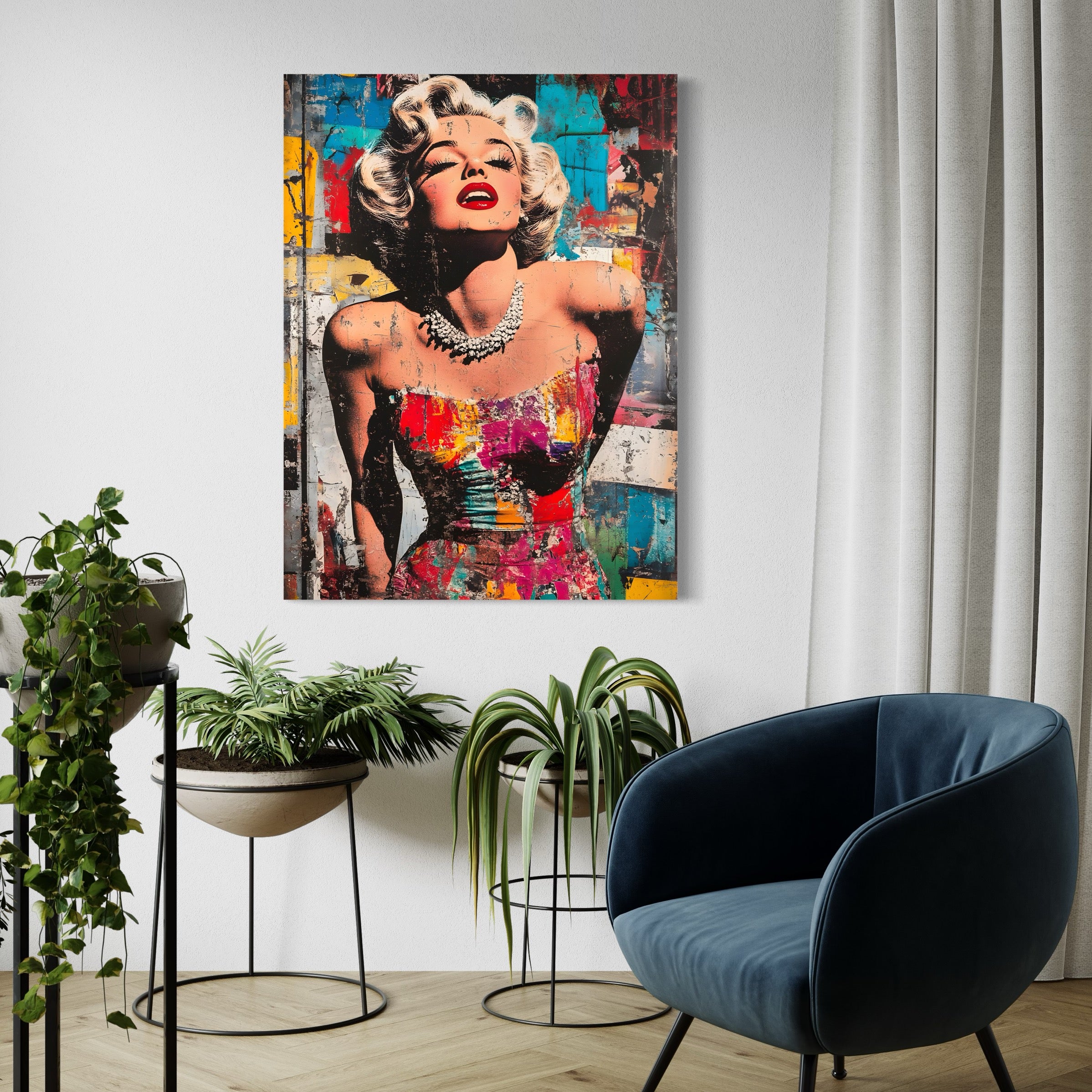 Tableau Marilyn Monroe - Vivid Colors - Fabulartz.fr