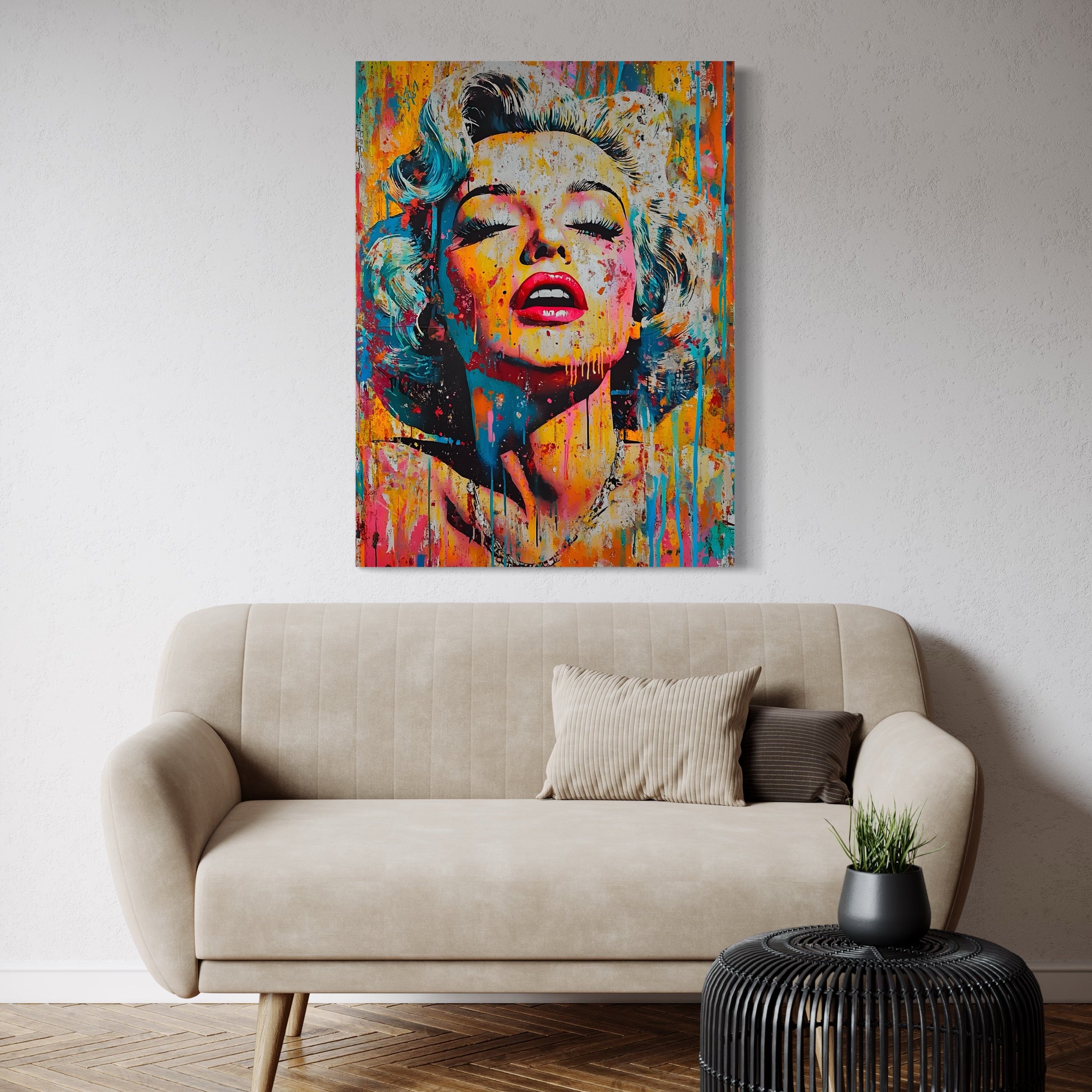 Tableau Marilyn Monroe - Color Splash - Fabulartz.fr