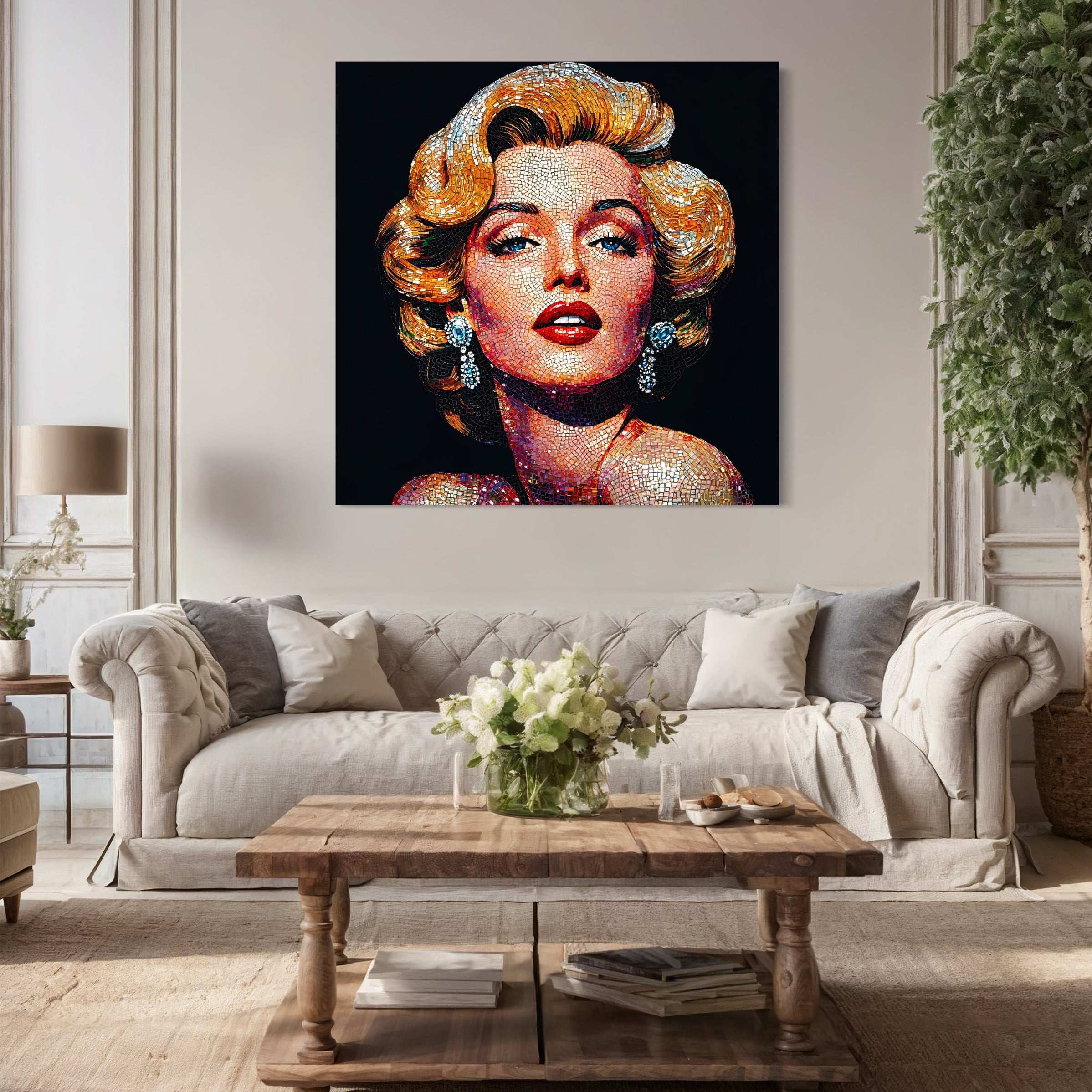 Tableau Marilyn Monroe Glamour - Fabulartz.fr