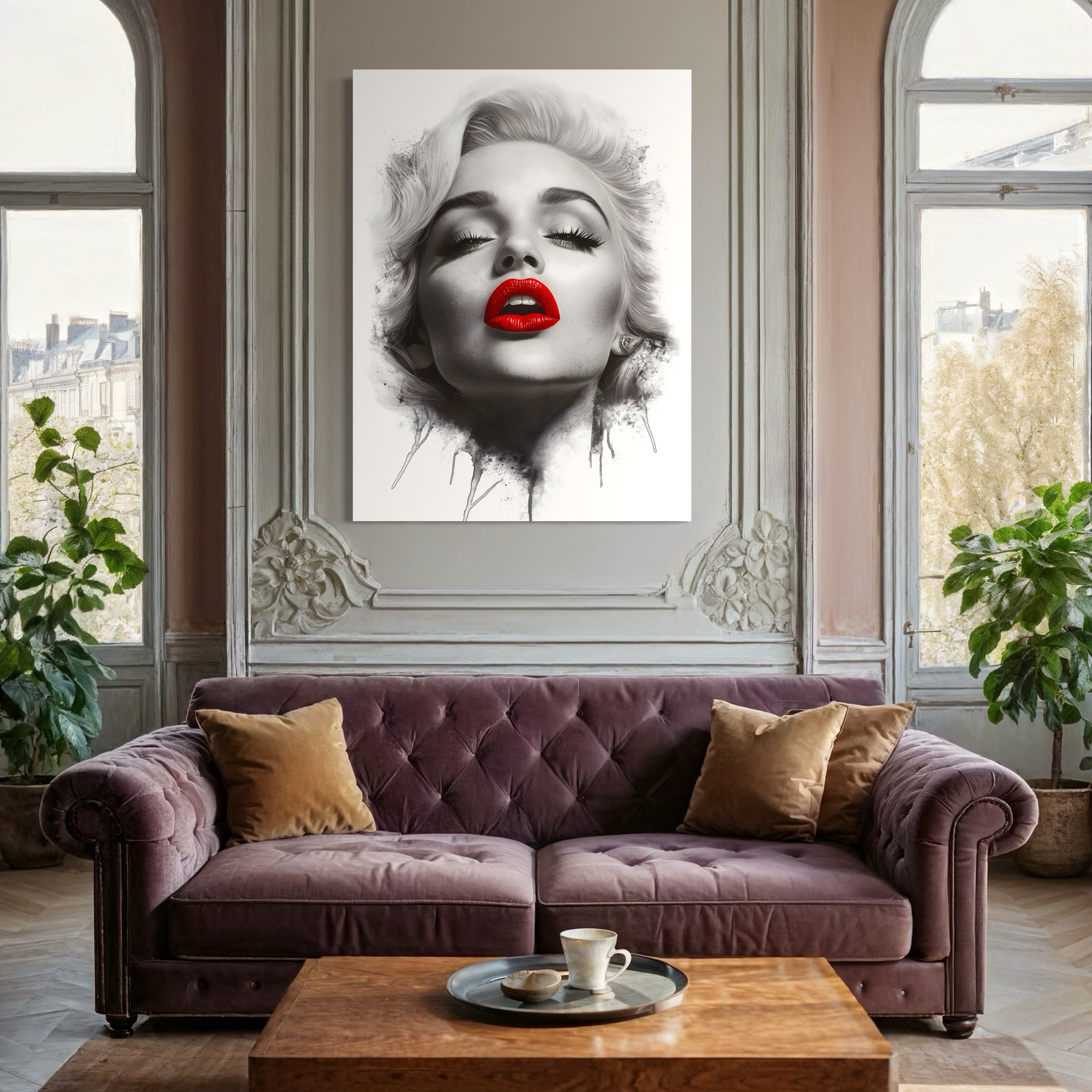 Tableau Marilyn Monroe - Cadre déco chic et glamour - Fabulartz.fr