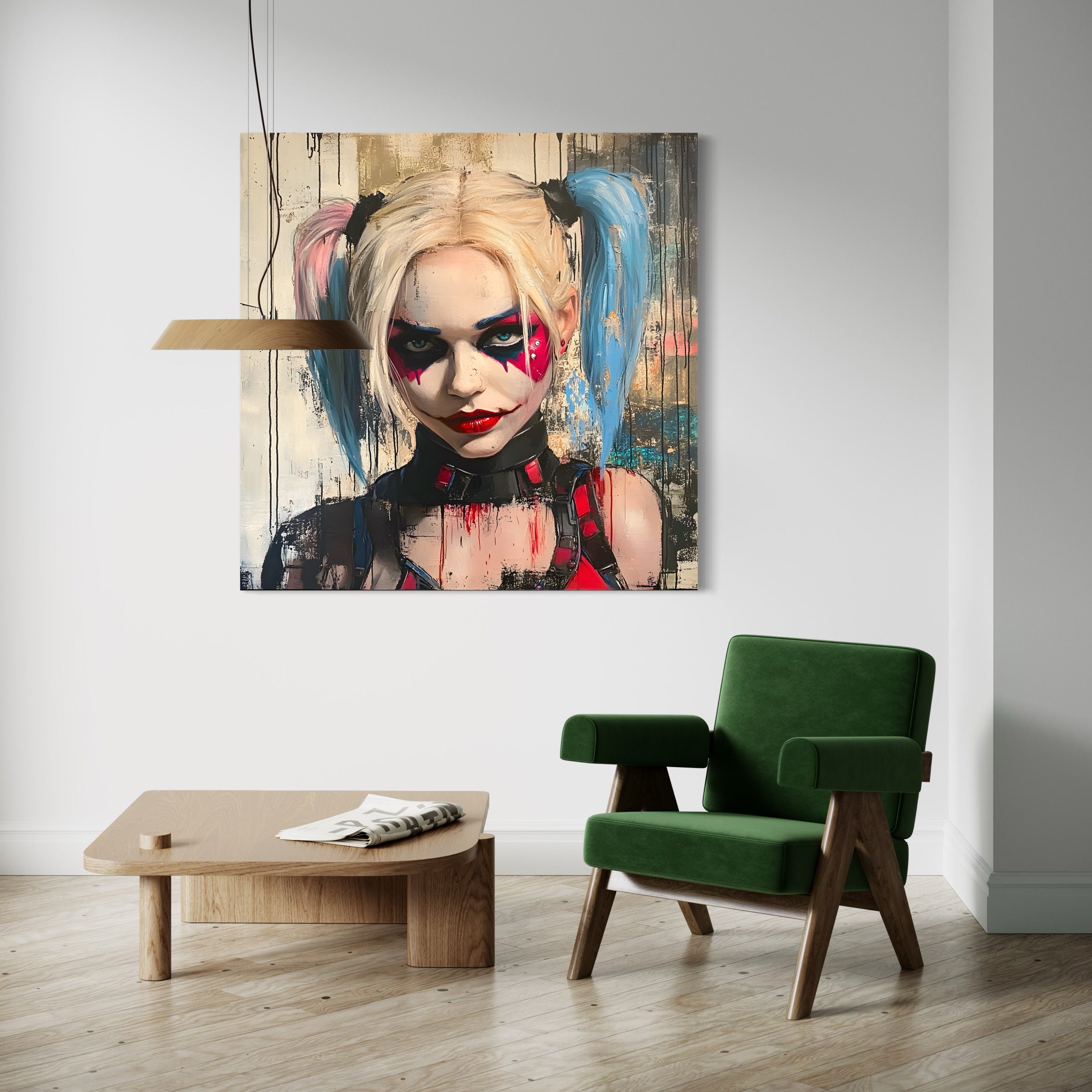 Tableau Harley Quinn Look de Glace – Déco Murale Moderne - Fabulartz.fr
