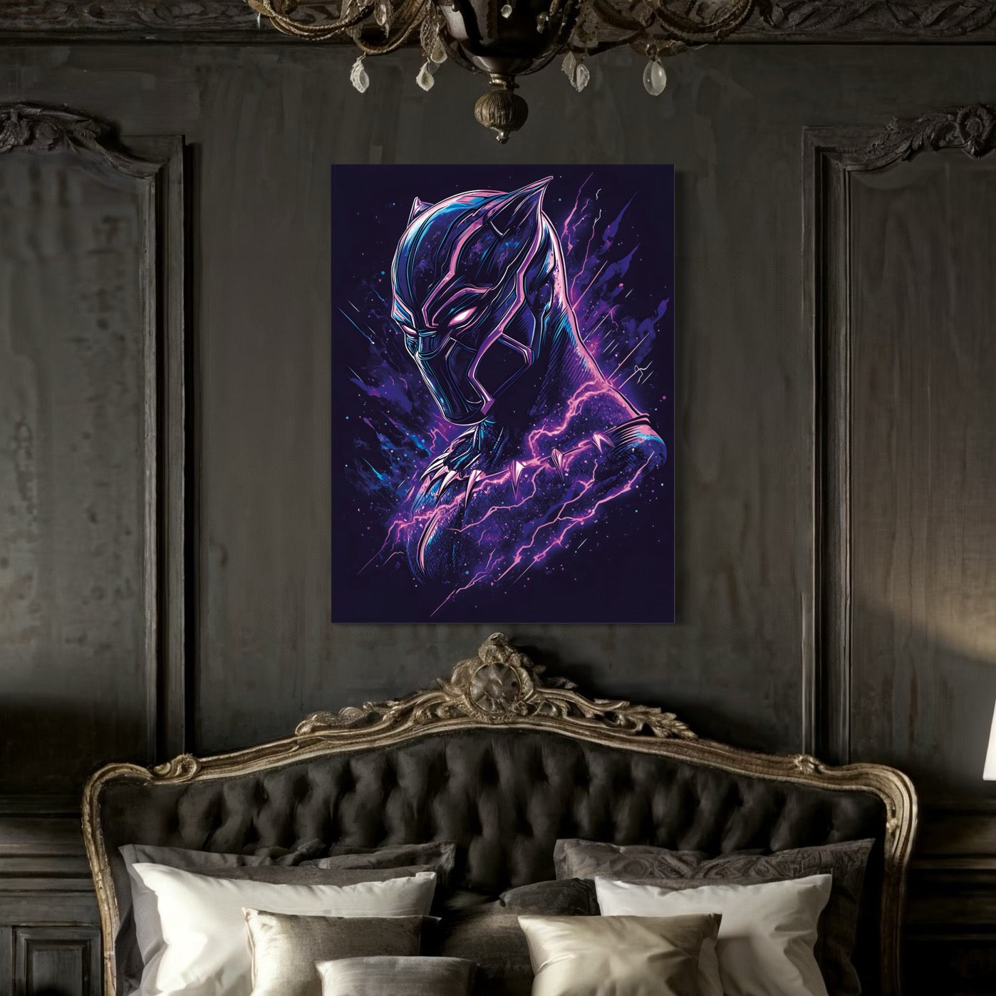 Tableau Black Panther Foudroyant - Design Déco - Fabulartz.fr