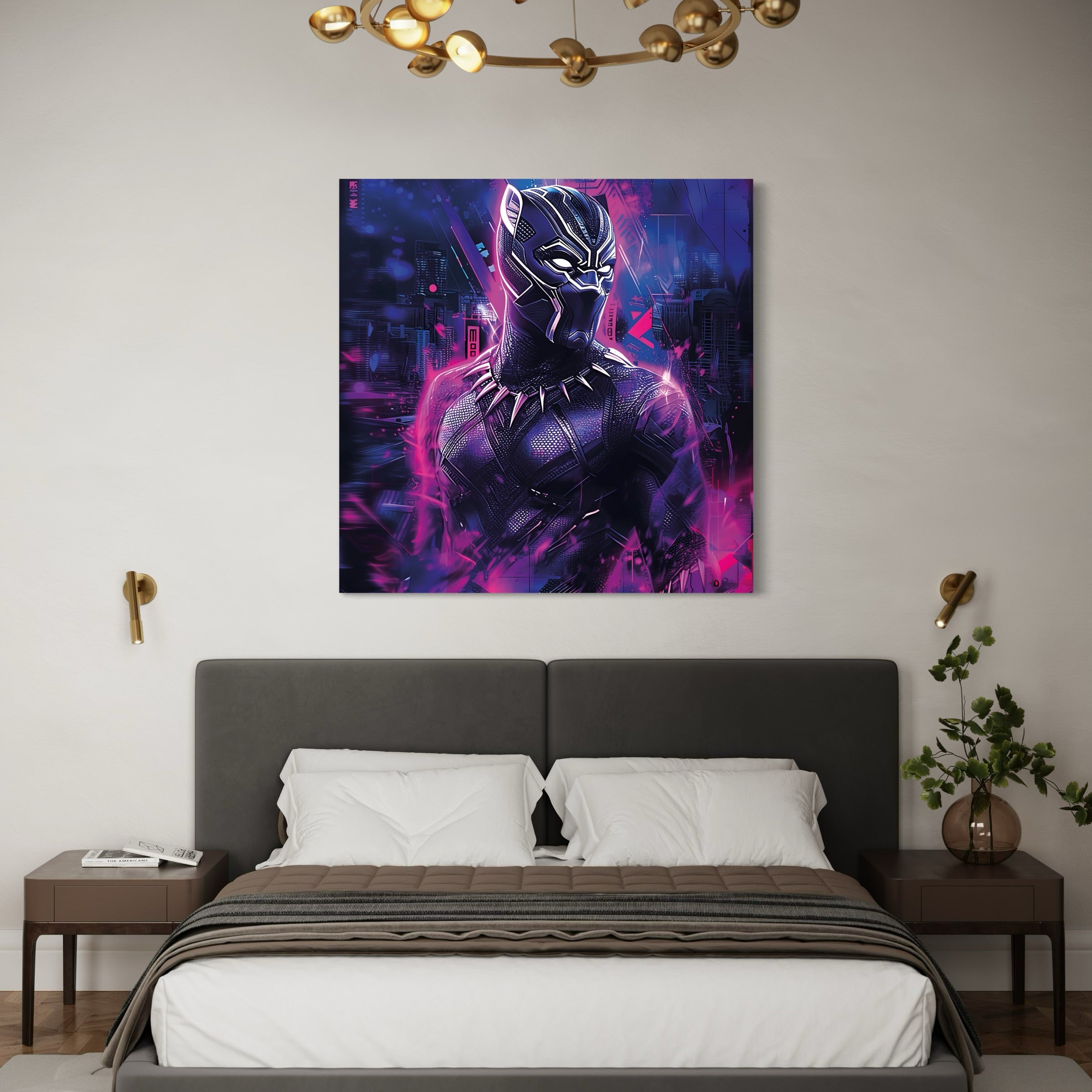 Tableau Black Panther City - Fabulartz.fr