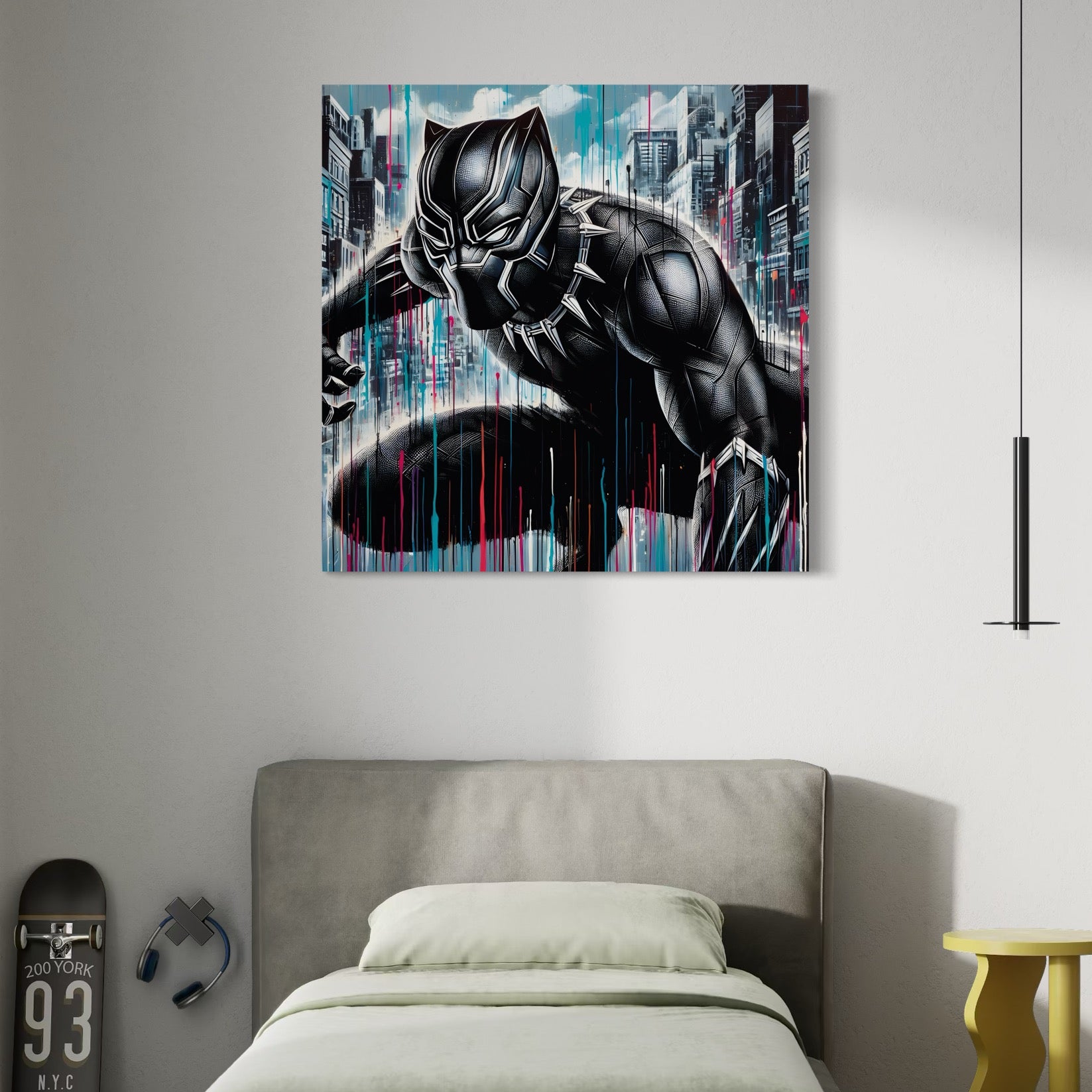 Tableau Black Panther Action - Fabulartz.fr