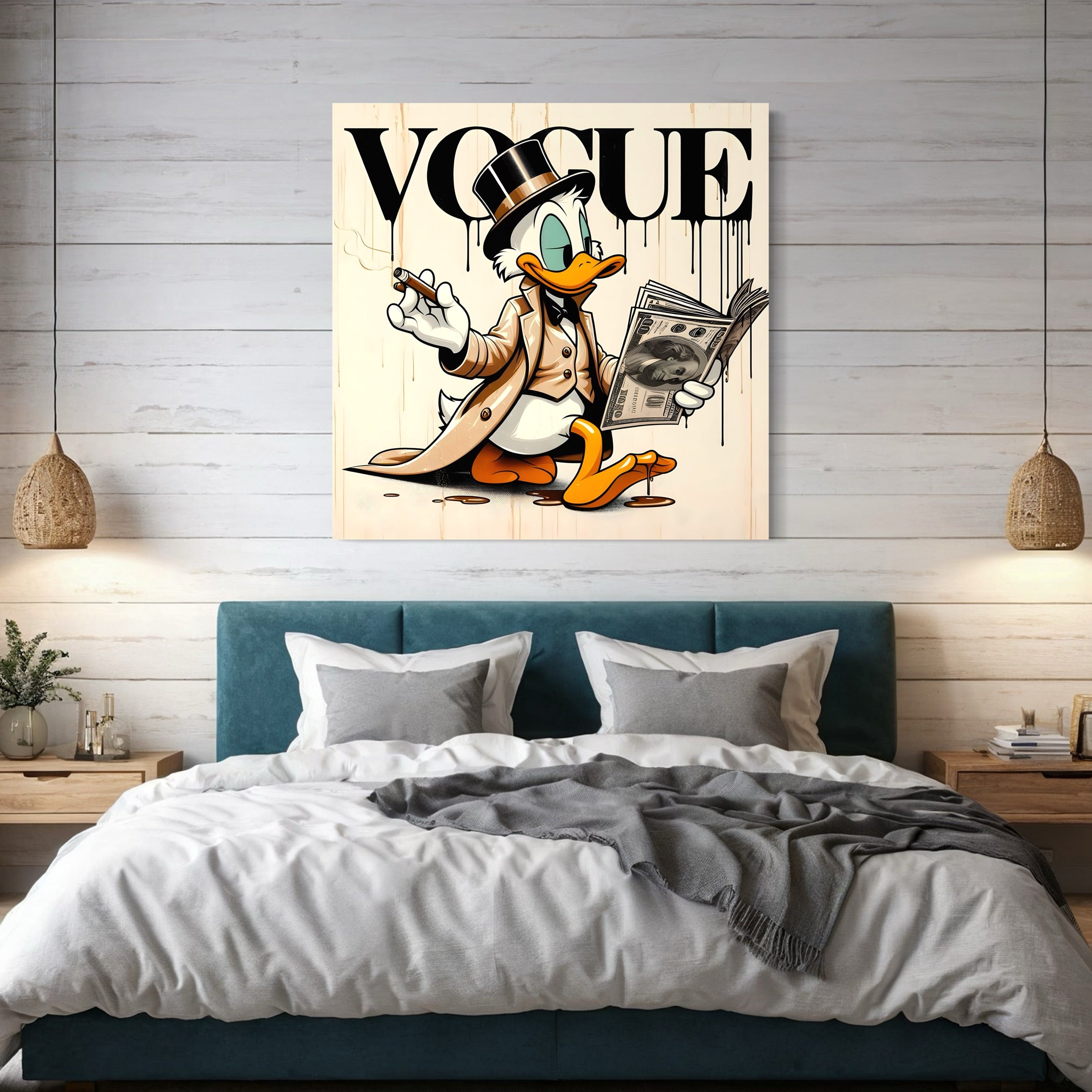 Tableau Picsou Vogue – Cadre Déco Moderne - Fabulartz.fr