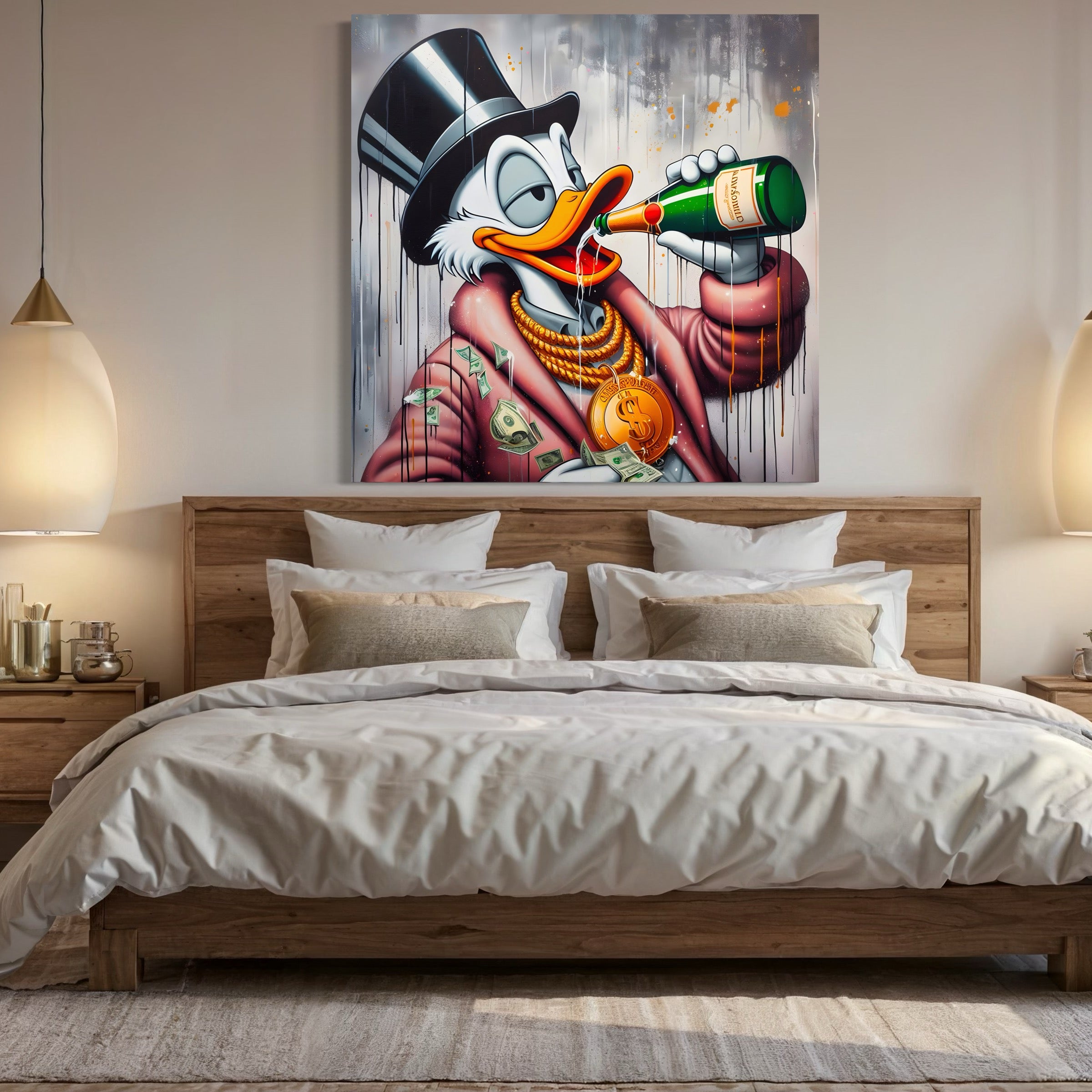 Tableau Picsou Luxe – Cadre Déco Moderne - Fabulartz.fr