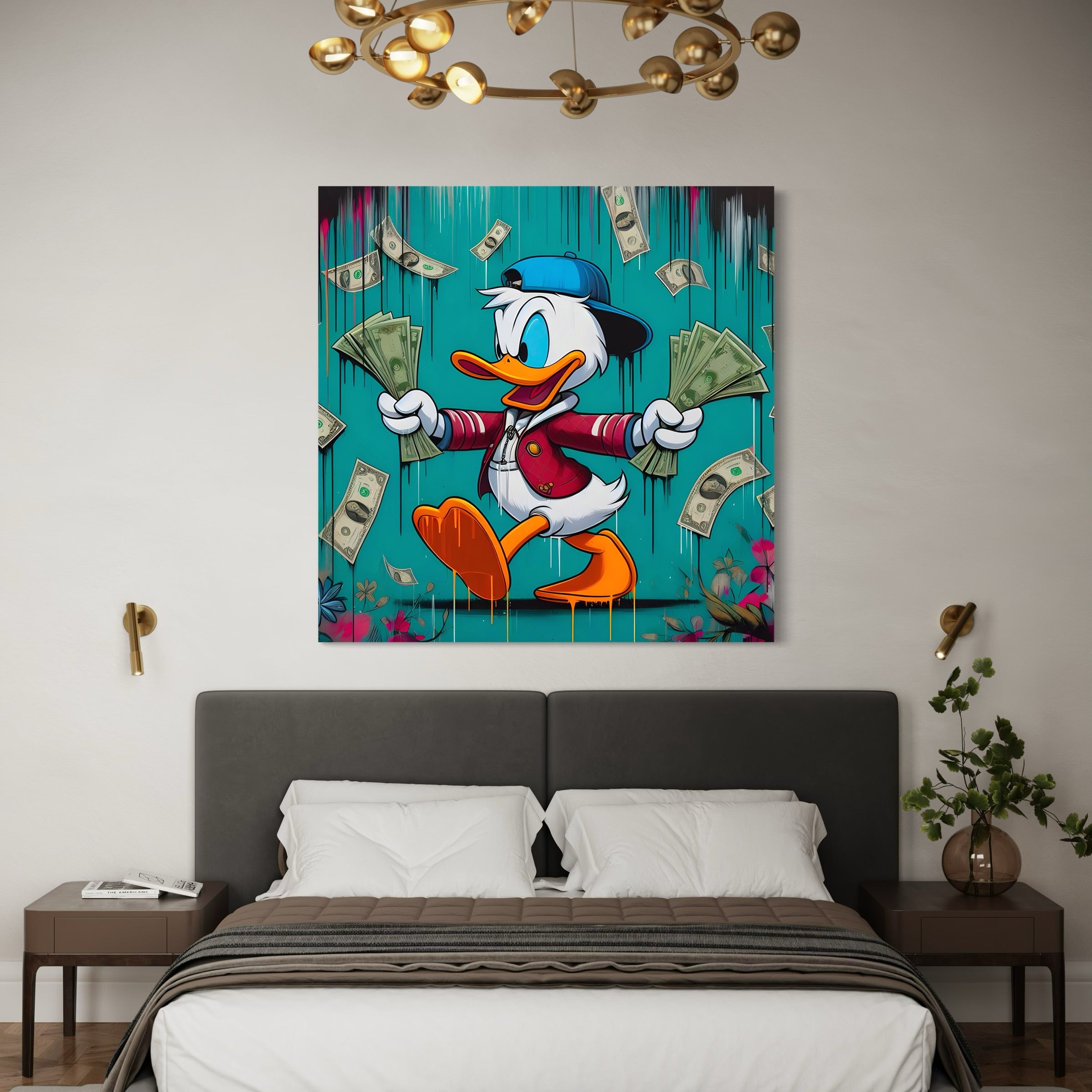 Tableau Donald Dollar – Décoration Murale Moderne - Fabulartz.fr
