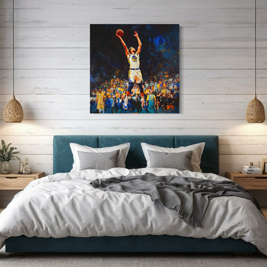 Tableau NBA Curry Victoire – Cadre Déco Design