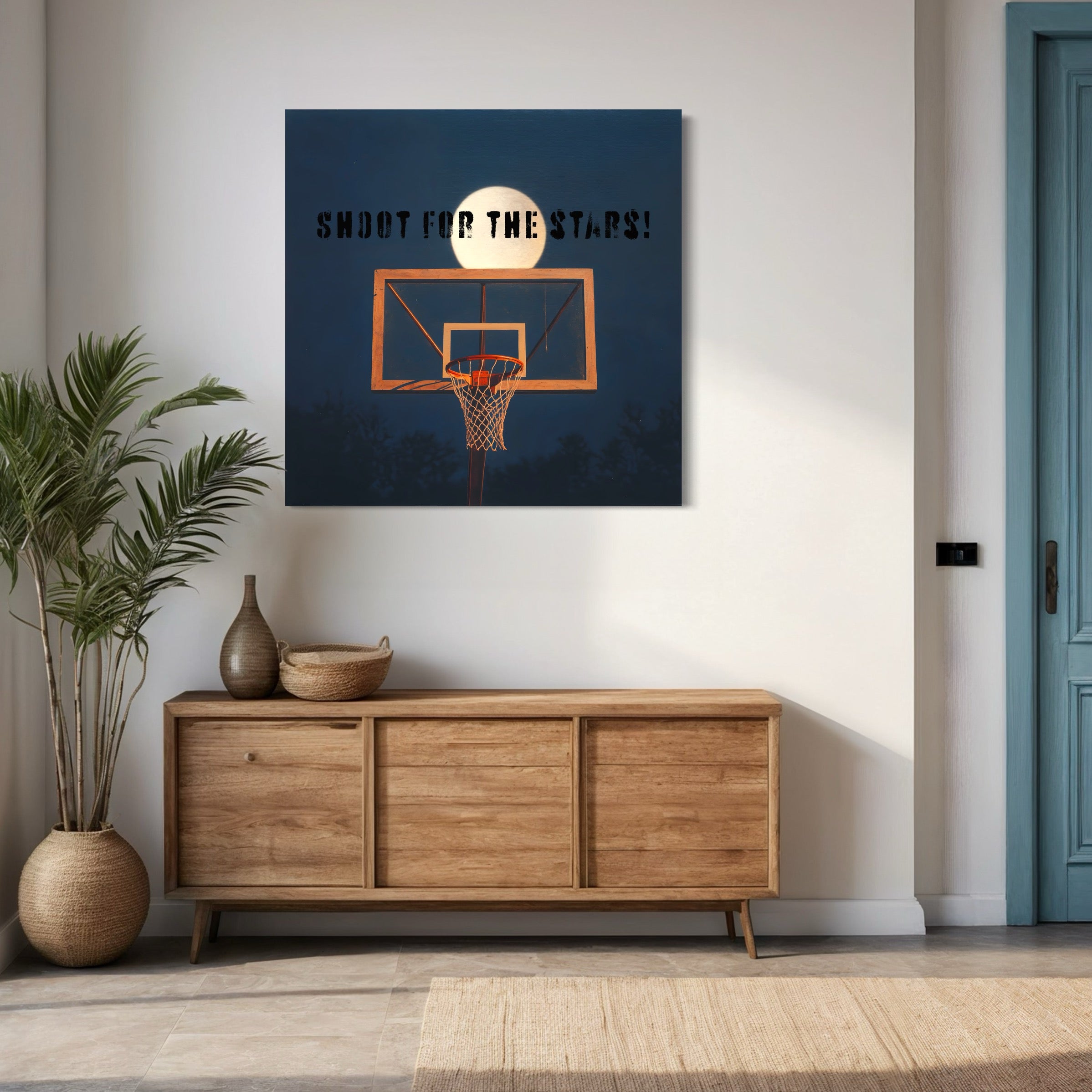 Tableau Motivation Shoot for the Stars - Déco Murale - Fabulartz.fr